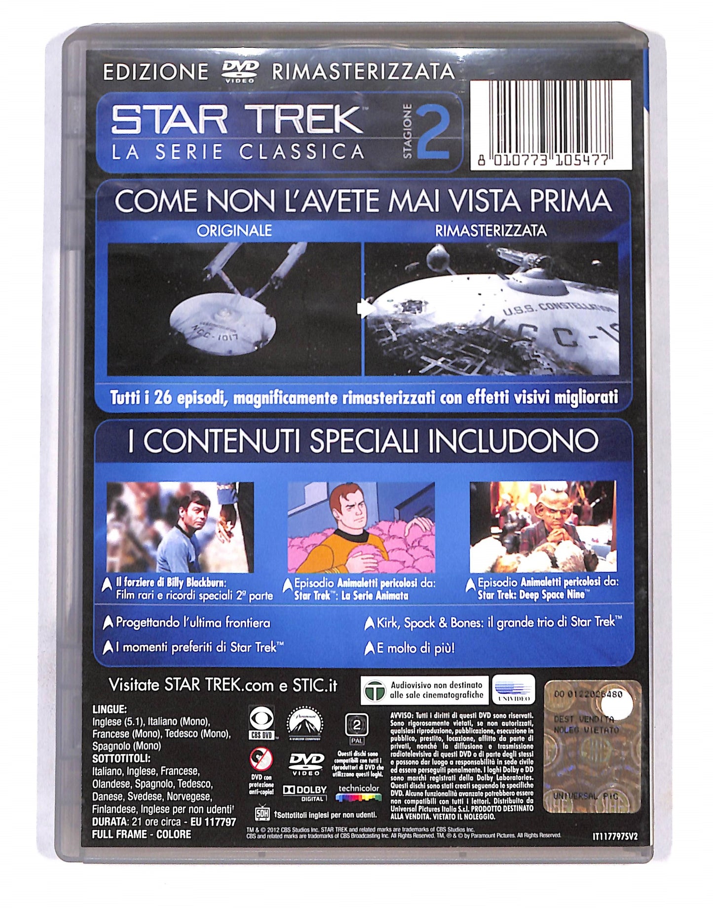 EBOND Star Trek Serie Classica - Stagione 2 Box DVD DB654230