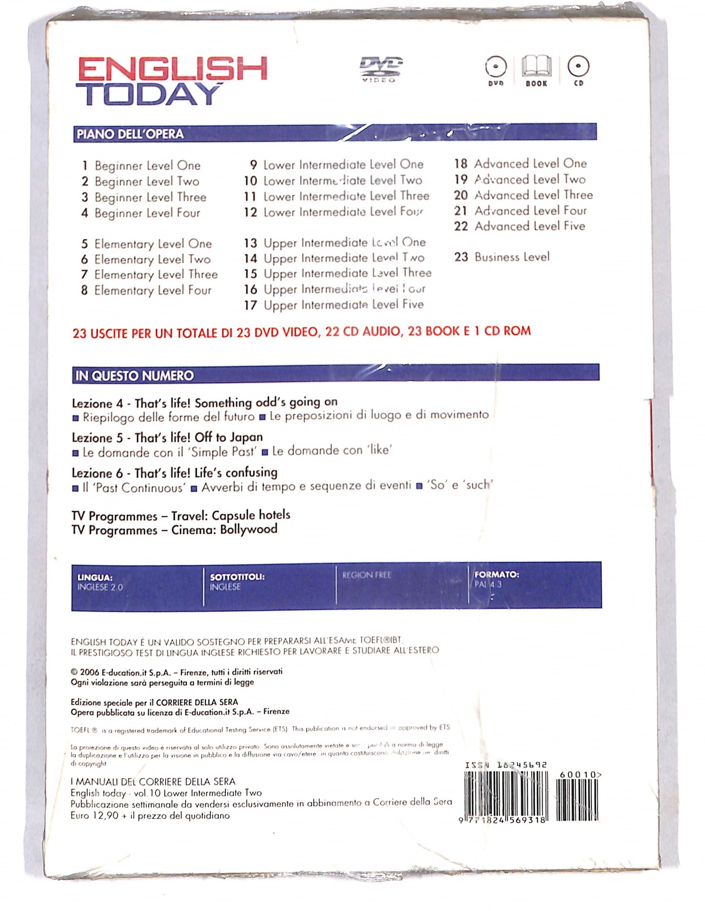 EBOND English Today vol.10 EDITORIALE DVD DB654246