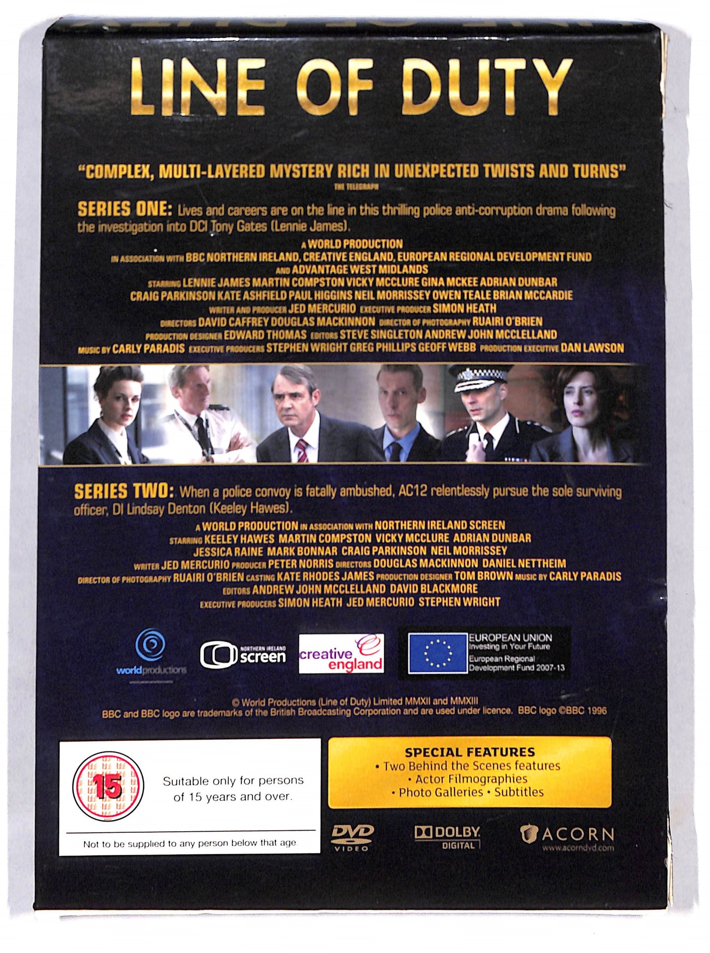 EBOND Line Of Duty Complete Series One & Two DVD DB654249