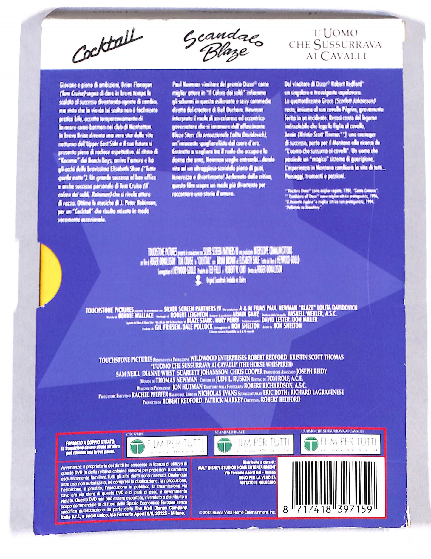 EBOND Cocktail - Scandalo Blaze - L'Uomo Che Sussurrava Ai Cavalli DVD DB654250