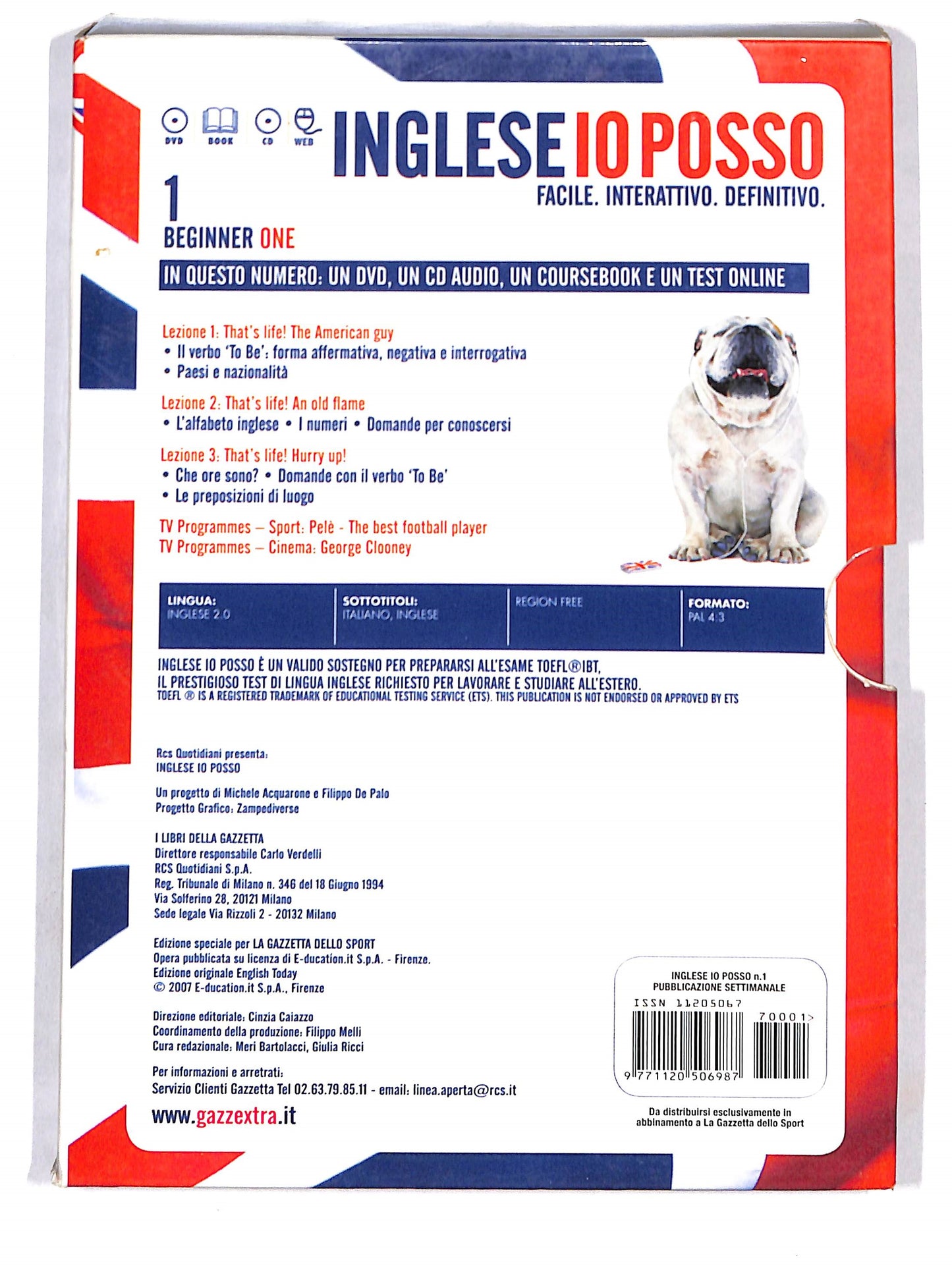 EBOND Inglese io posso vol.1 +DVD DB654252