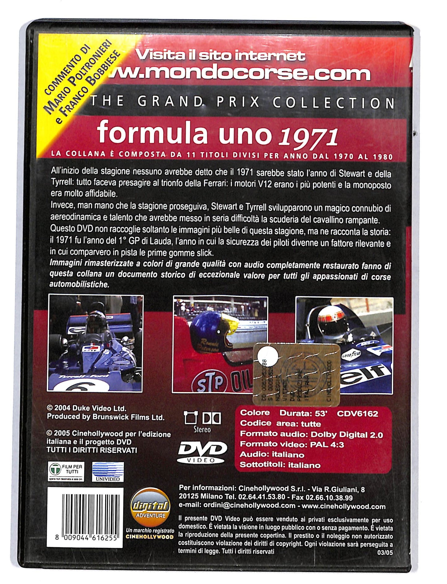 EBOND Formula uno 1971 il ritorno di Stewart DVD DB654412