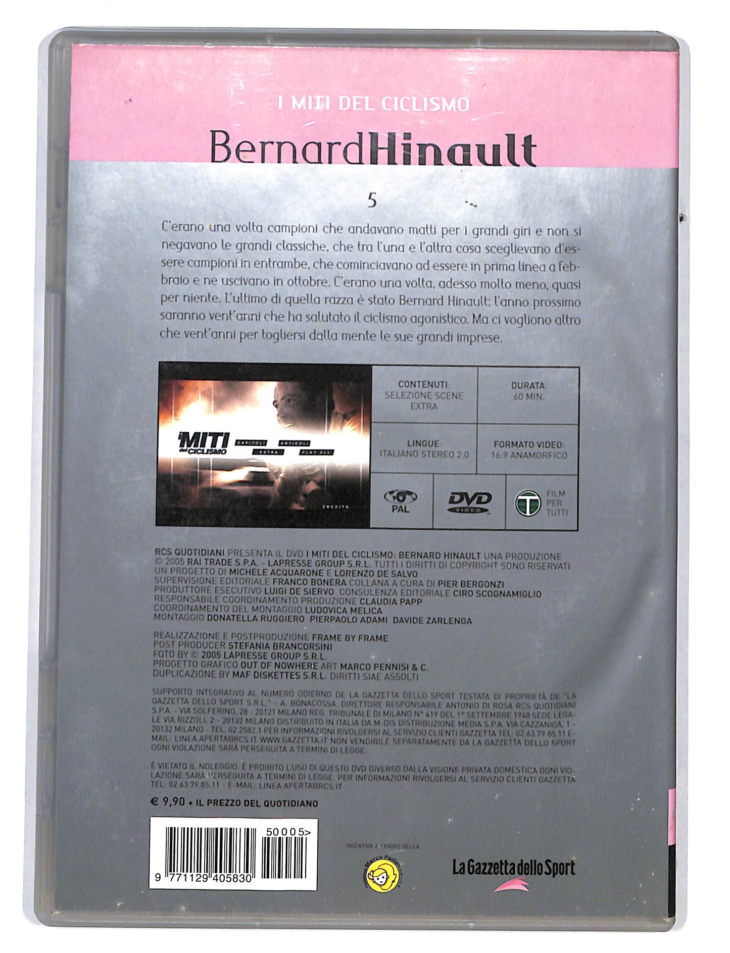 EBOND I Miti del Ciclismo - Bernad Hinault vol.5 EDITORIALE DVD DB654421