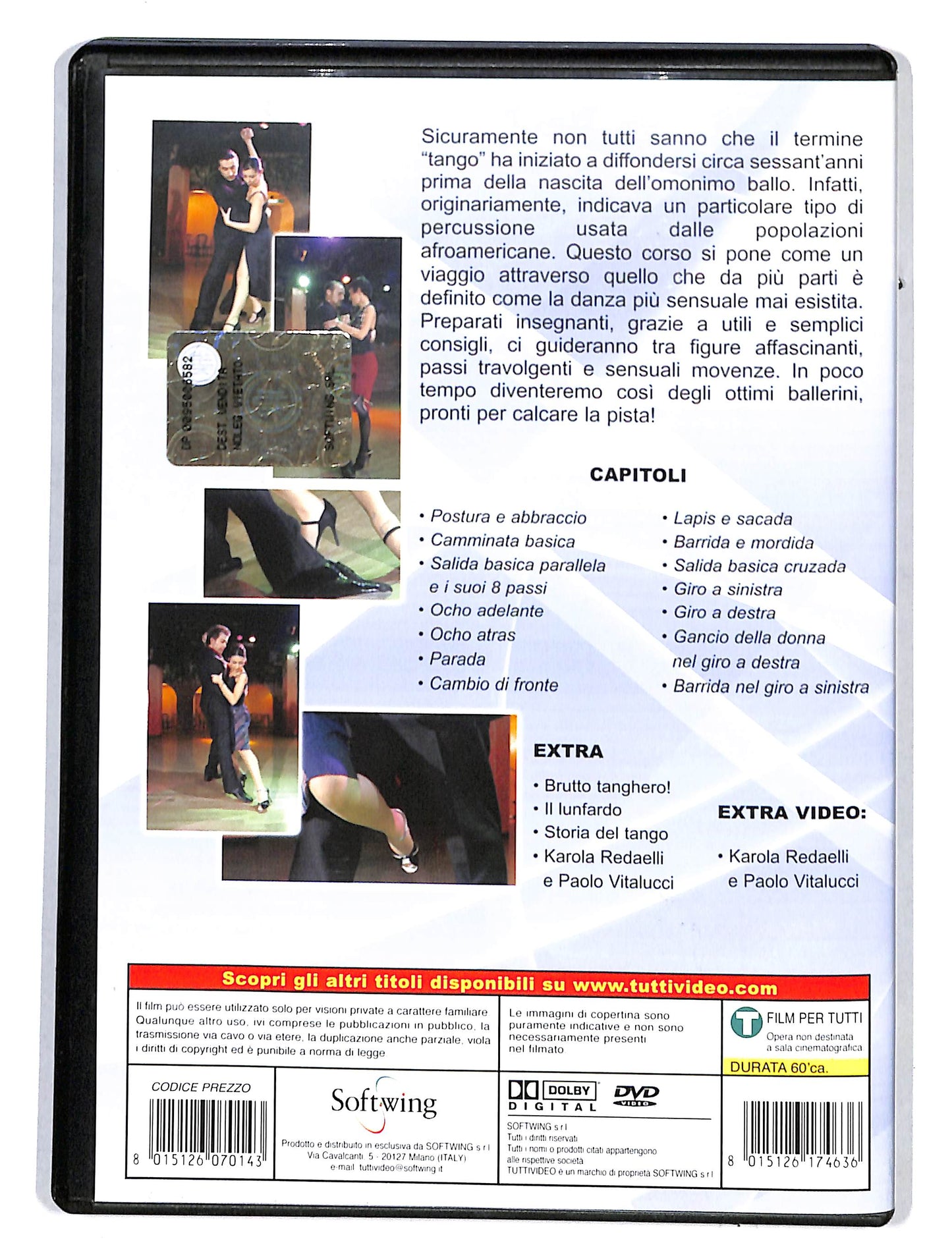 EBOND Corso di Tango il tango dalla a alla z EDITORIALE DVD DB654423