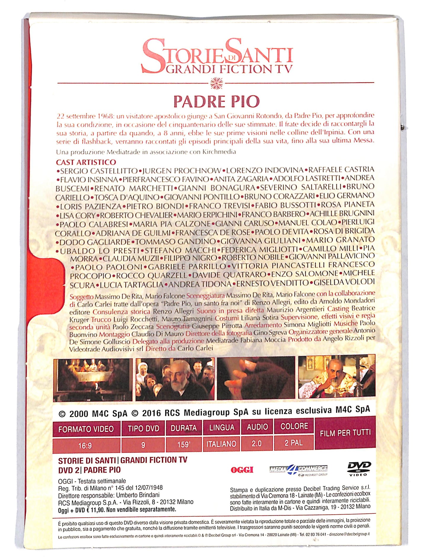 EBOND Storie di Santi - Padre Pio EDITORIALE DIGIPACK DVD DB654436