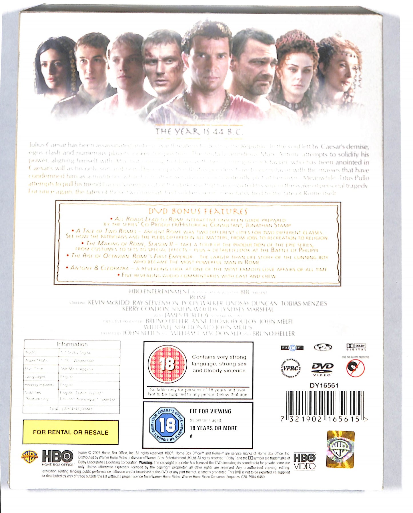 EBOND Rome Complete Season 2 Versione UK DVD DB654439