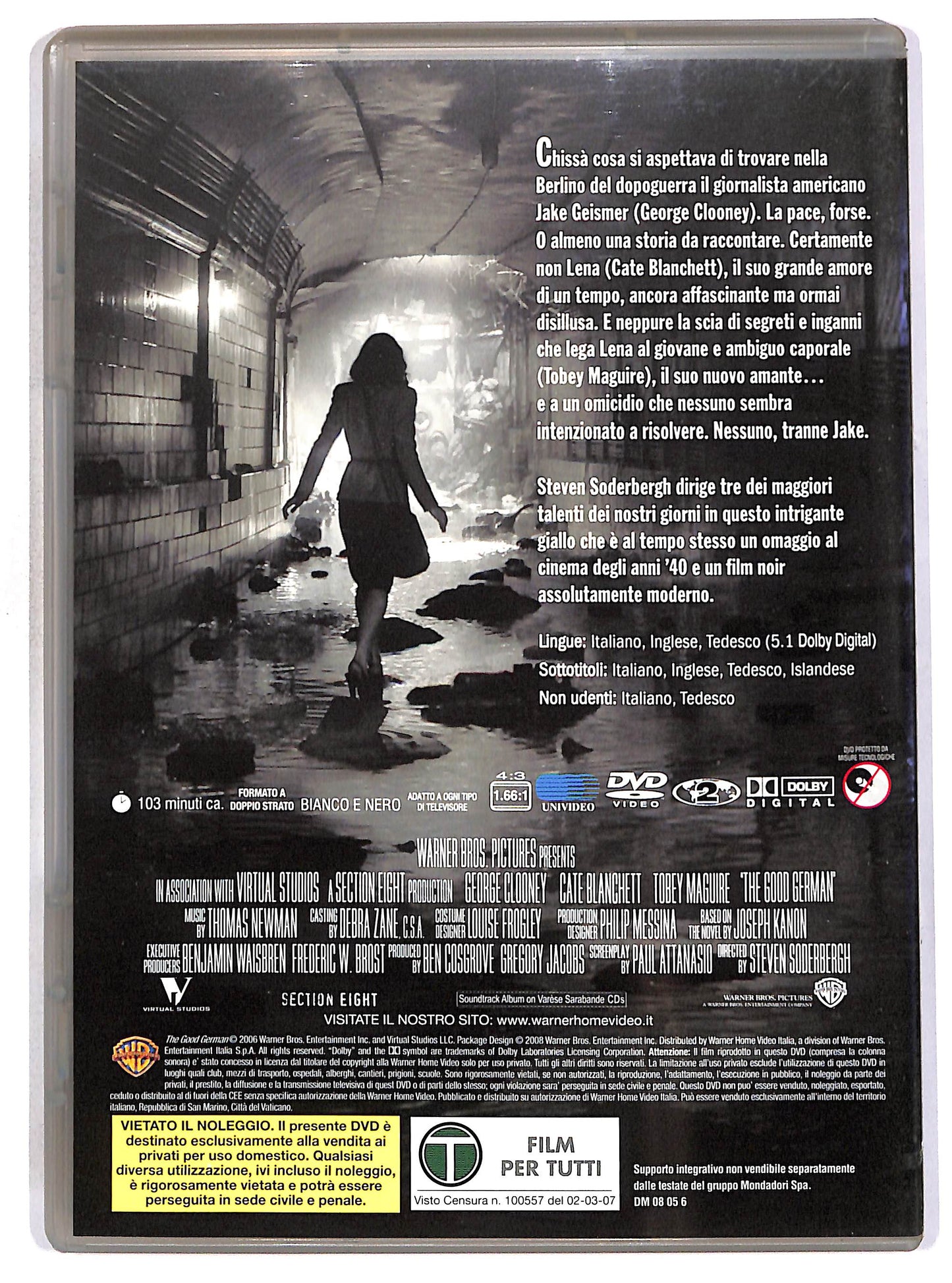 EBOND Intrigo a Berlino EDITORIALE DVD DB657135