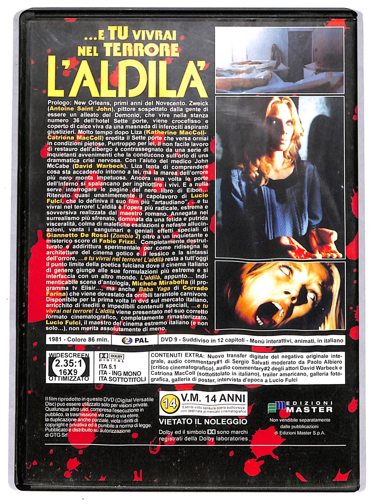 EBOND ...e tu vivrai nel terrore! - L'aldila EDITORIALE DVD DB657143