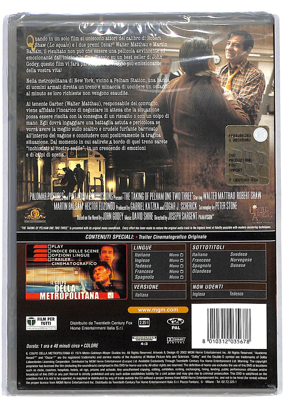 EBOND Il colpo della metropolitana DVD DB657953