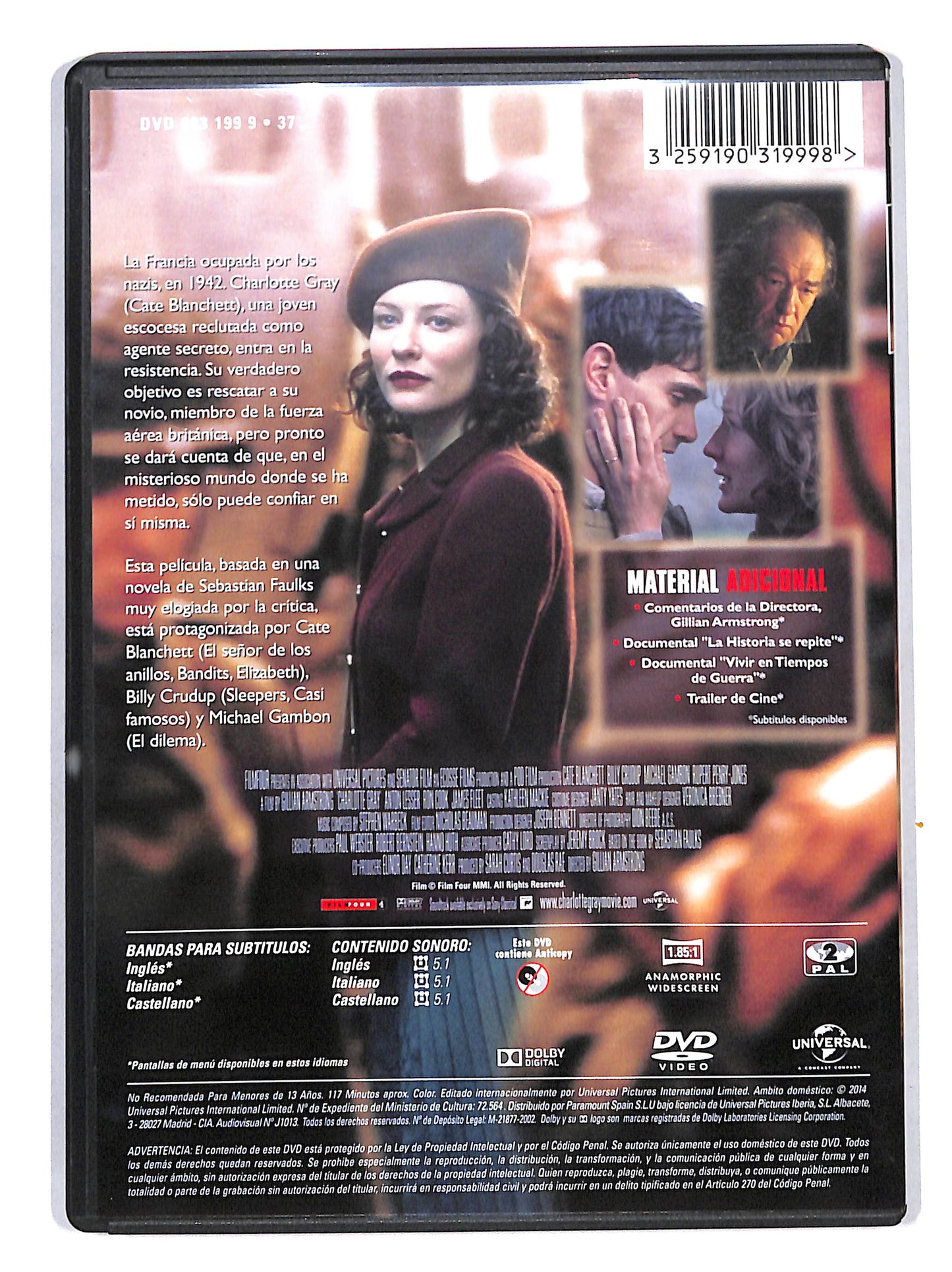 EBOND Charlotte Gray DVD DB658104