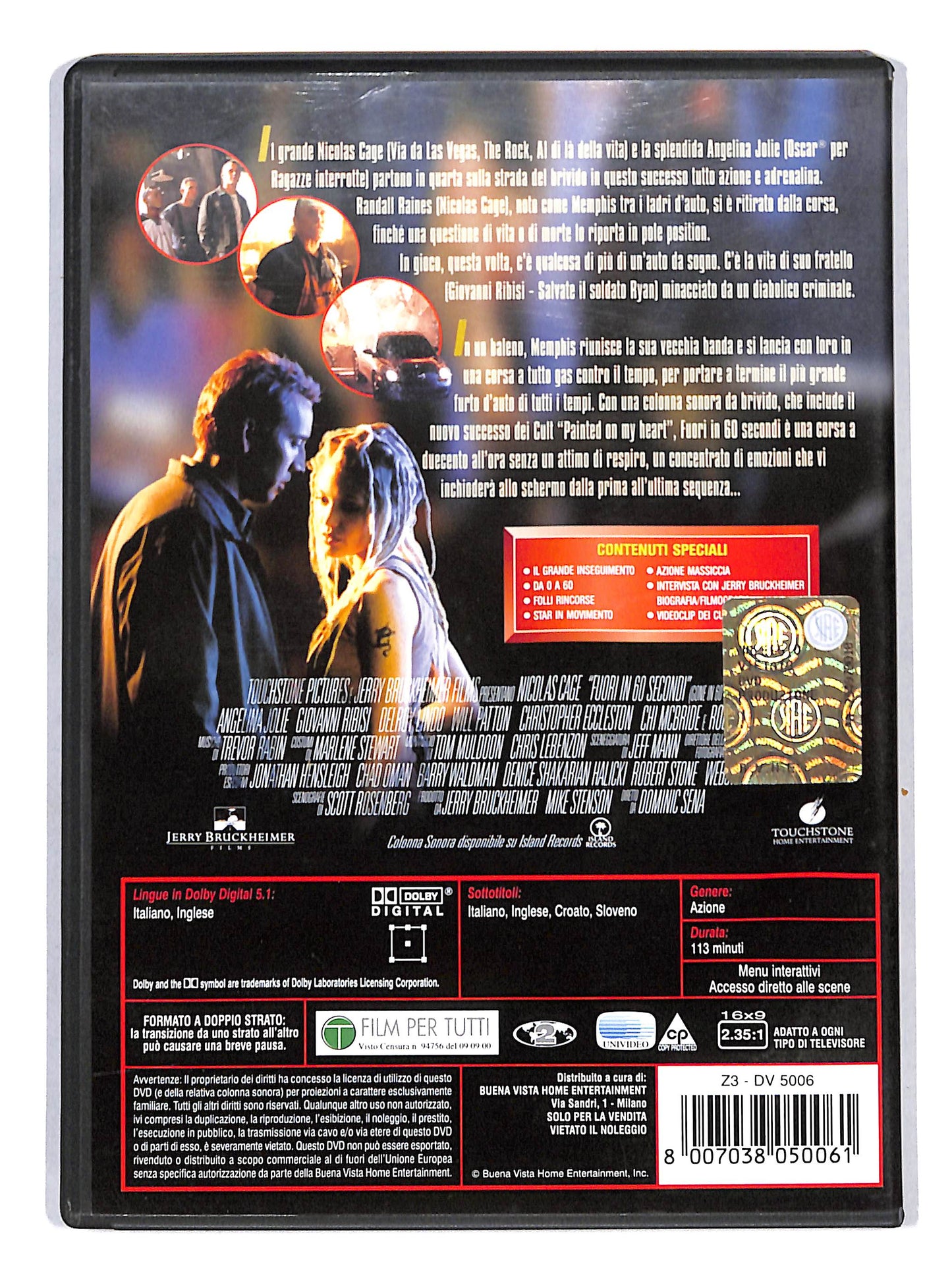 EBOND Fuori in 60 Secondi DVD DB658110