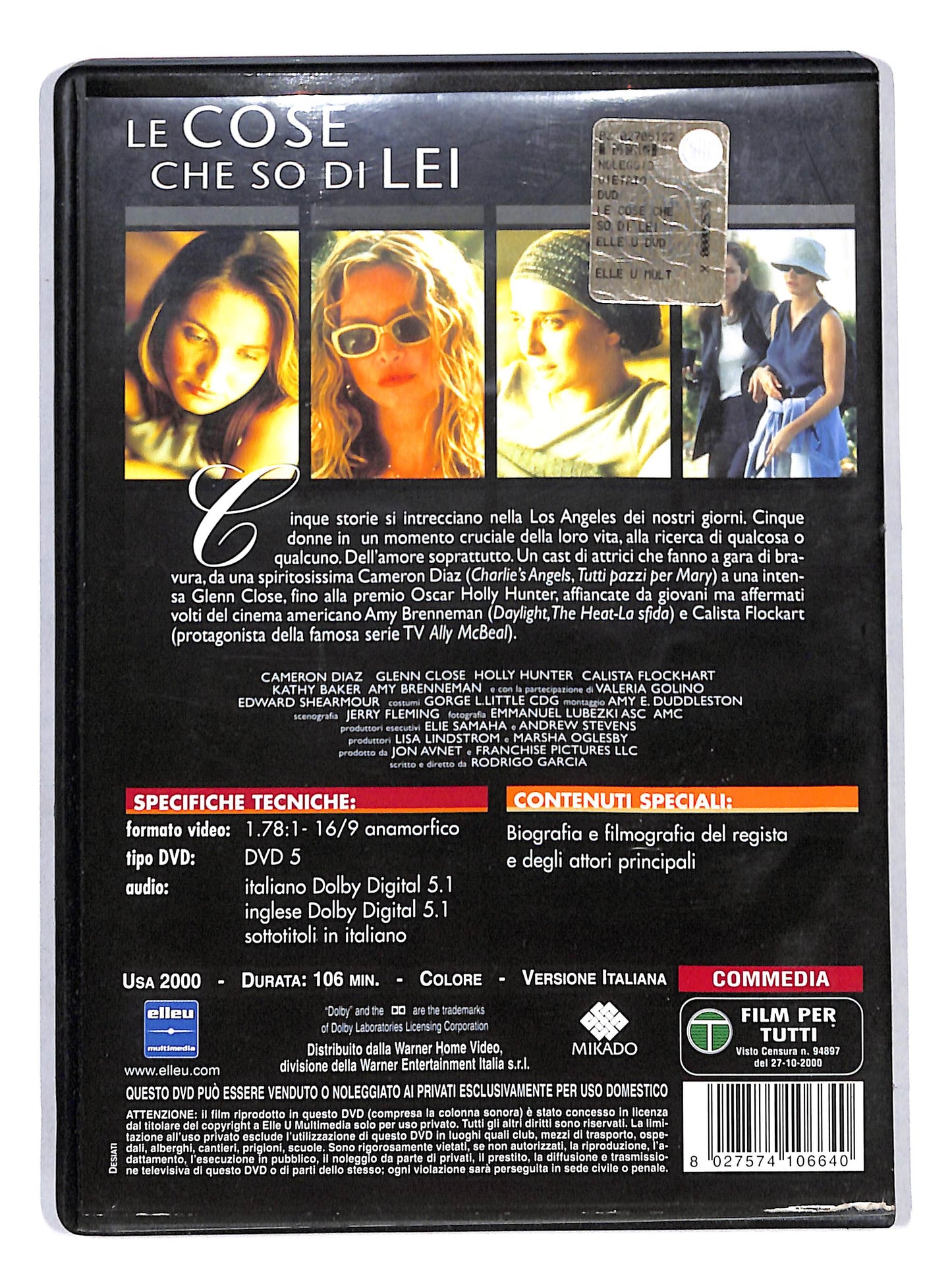 EBOND Le cose che so di lei DVD DB658124