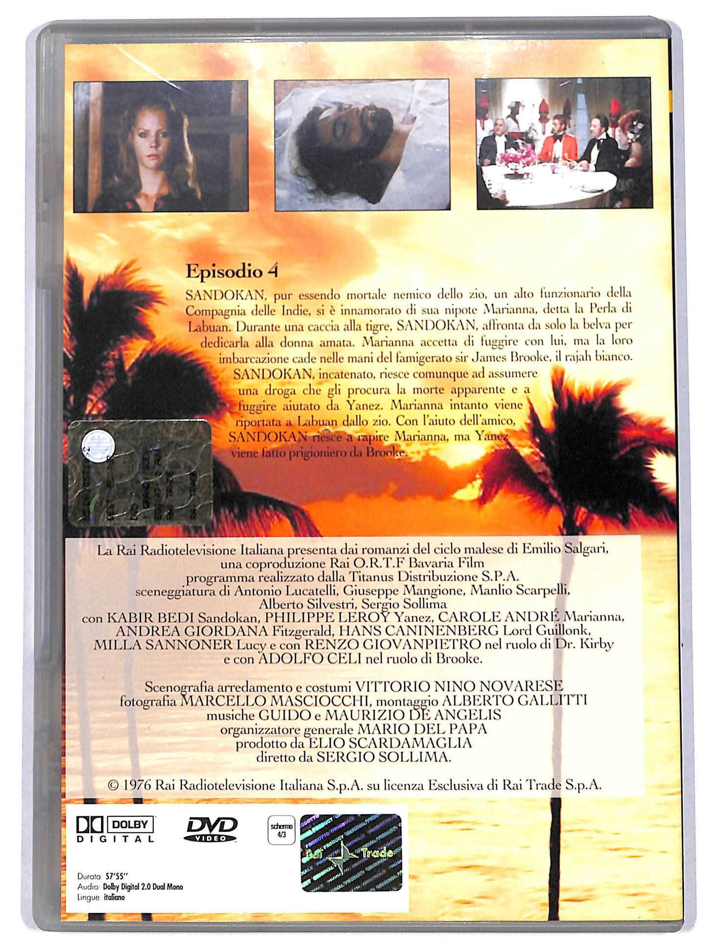 EBOND sandokan episodio 4 EDITORIALE DVD DB658309