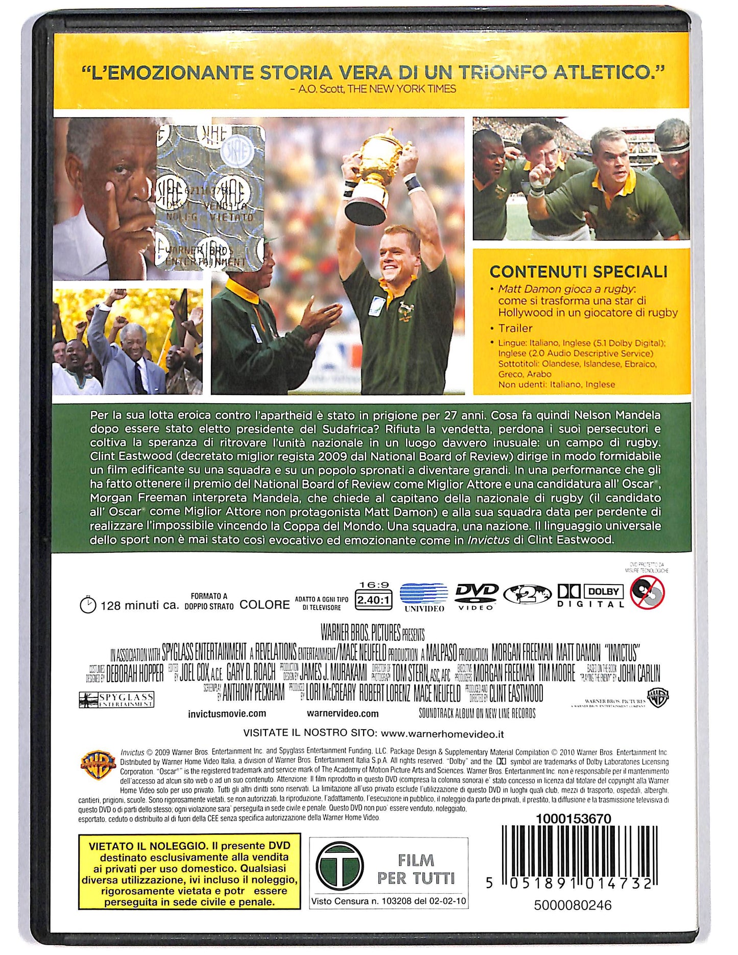EBOND Invictus L'invincibile DVD DB658327