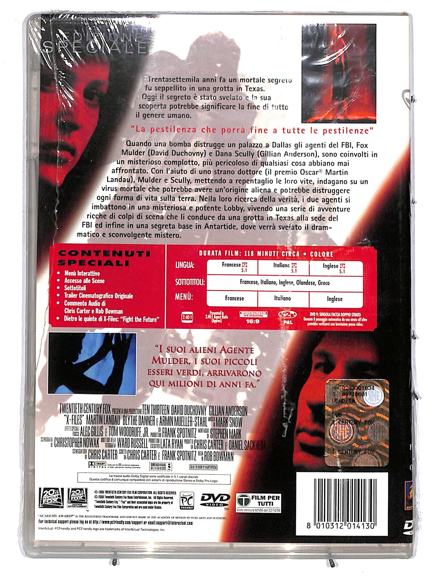 EBOND x files il film DVD DB658330
