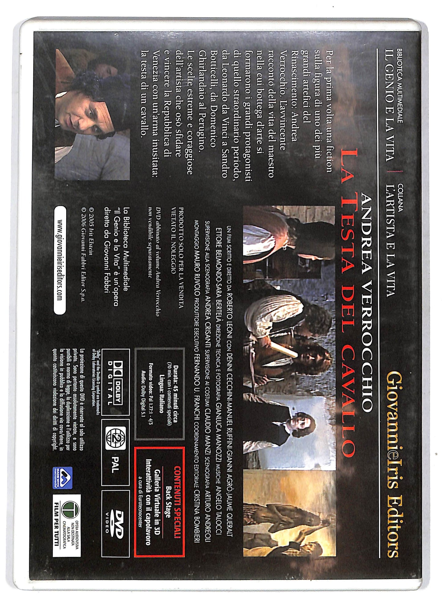 EBOND Andre Verrocchio - La testa del cavallo EDITORIALE DVD DB658331