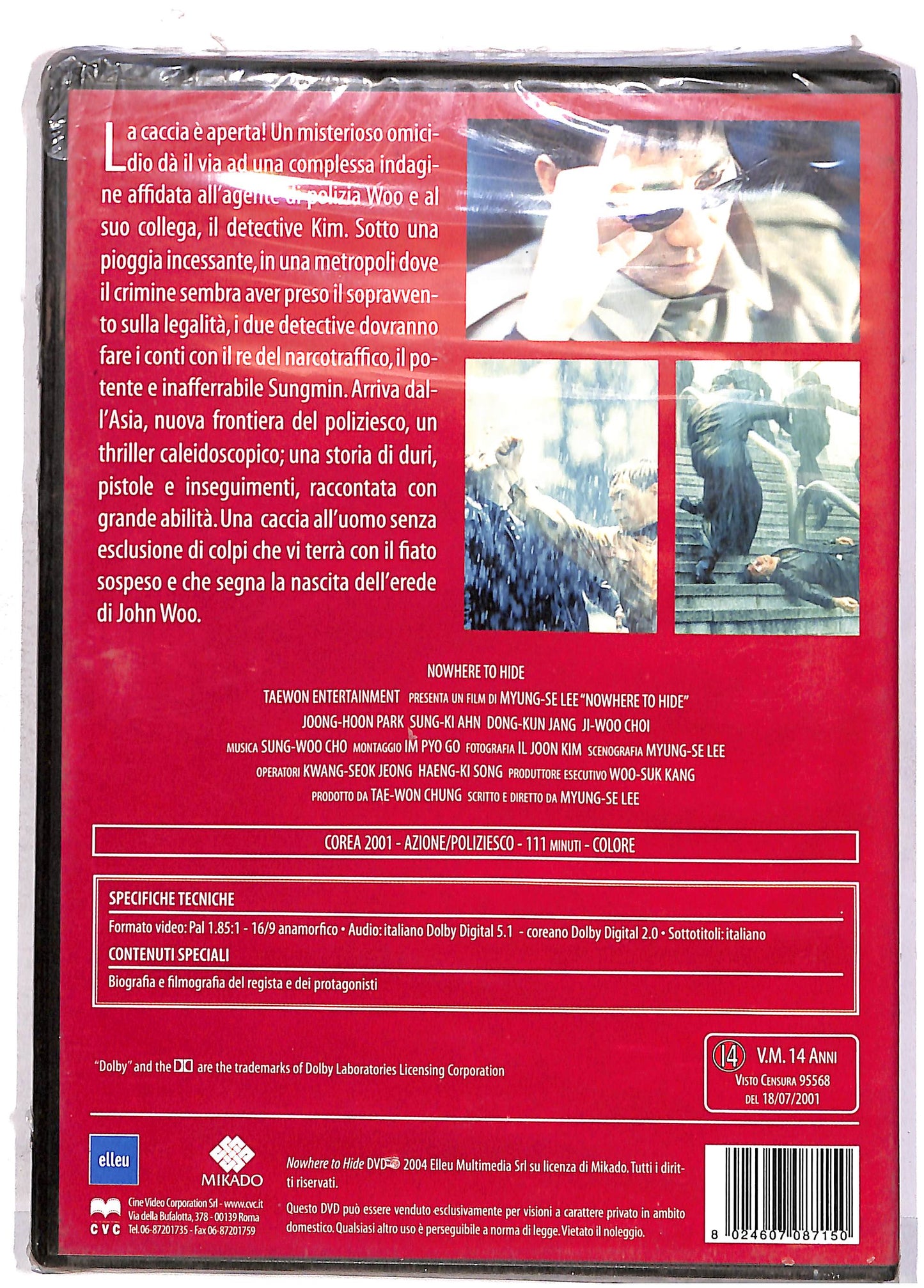 EBOND Nowhere to Hide DVD DB658412