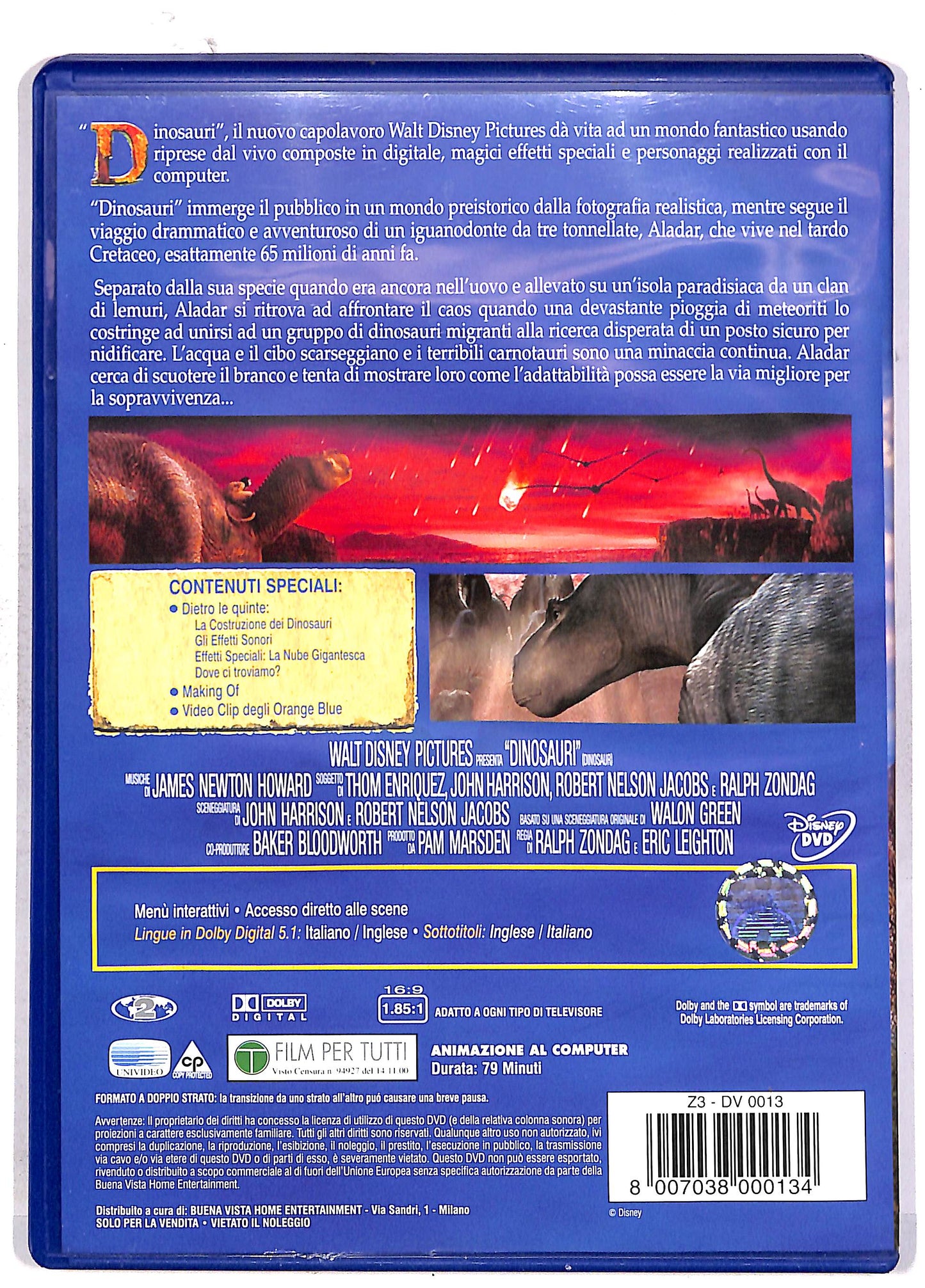 EBOND Dinosauri Di Ralph Zondag, Eric Leighton DVD DB658450