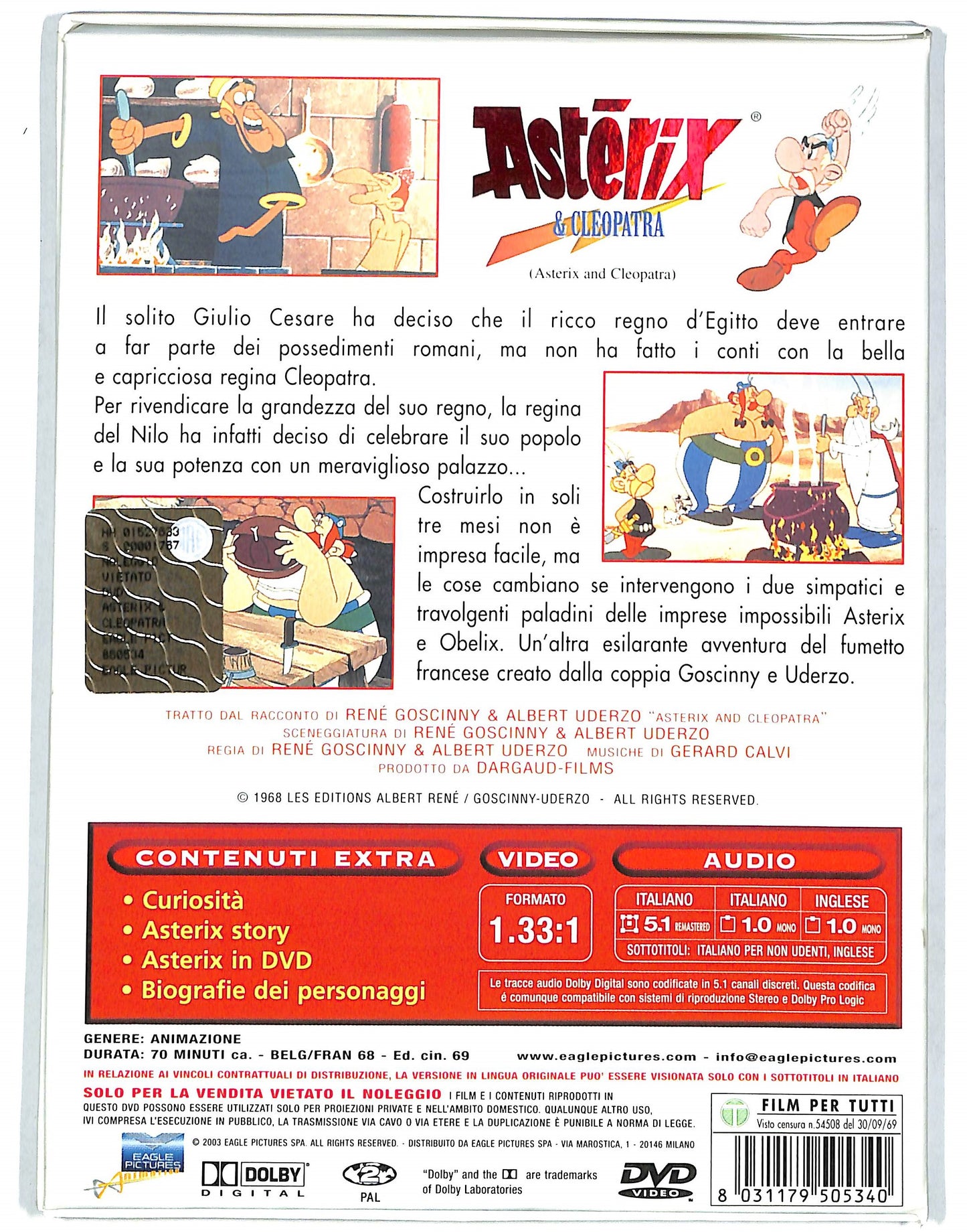 EBOND Asterix & Cleopatra DVD DB658602
