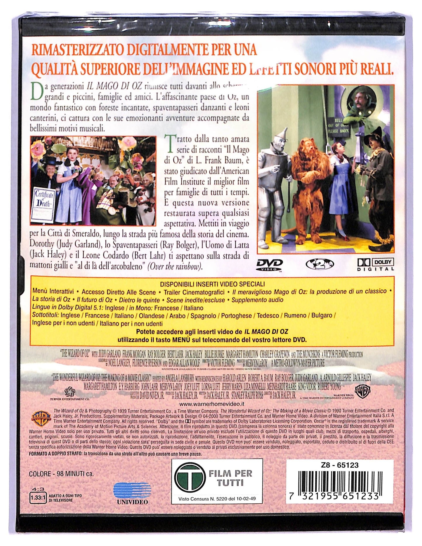 EBOND il mago di oz SNAPPER DVD DB658647