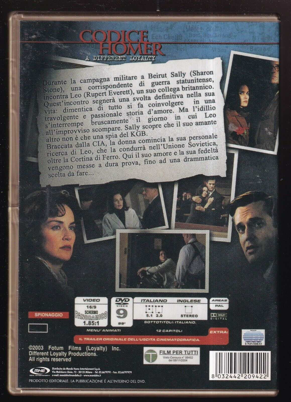 EBOND Codice Homer - A Different Loyalty DVD DB658818