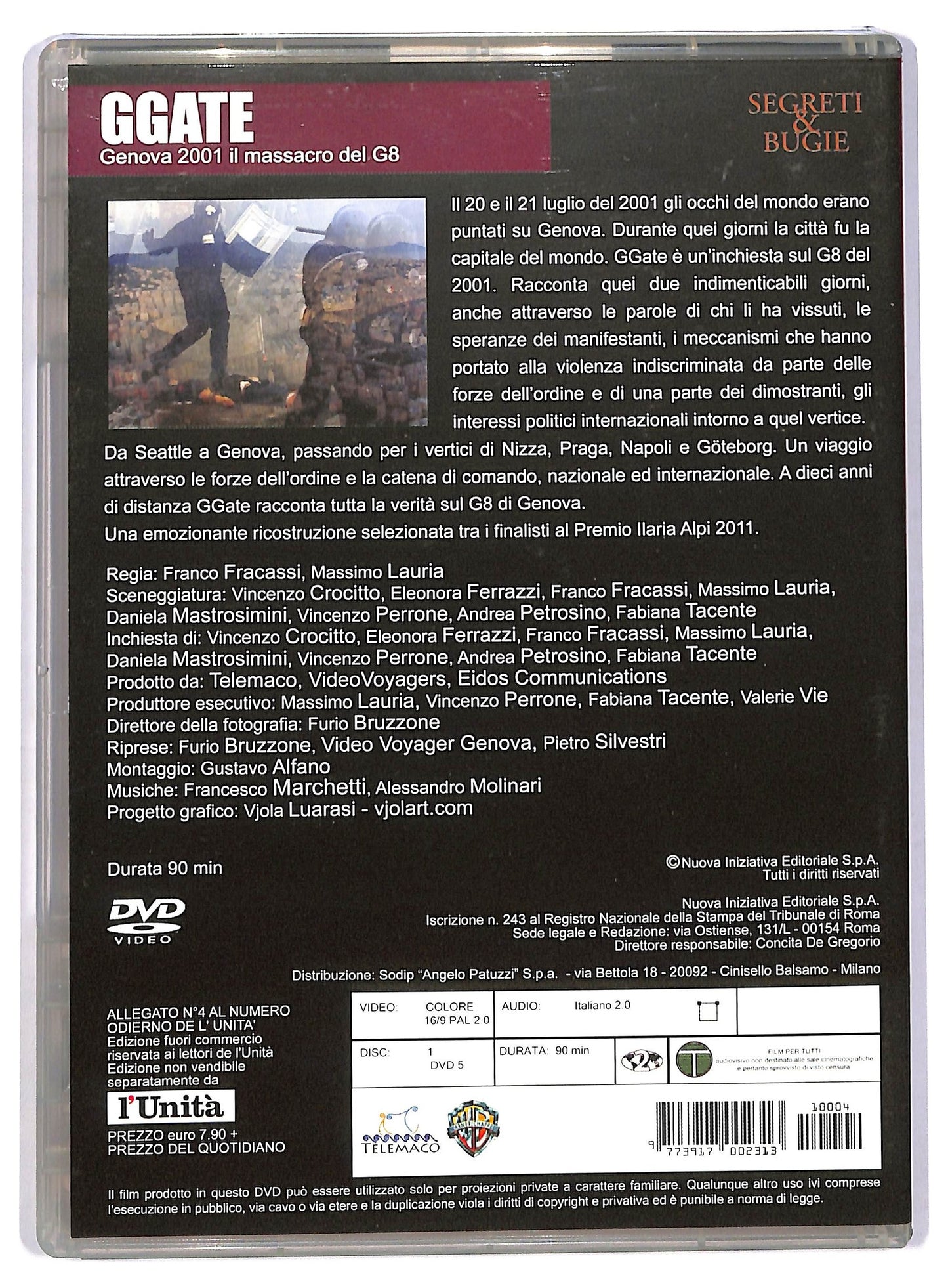 EBOND Segreti & Bugie - GGATE Genova 2001 IL Massacro Del G8 DVD DB659128