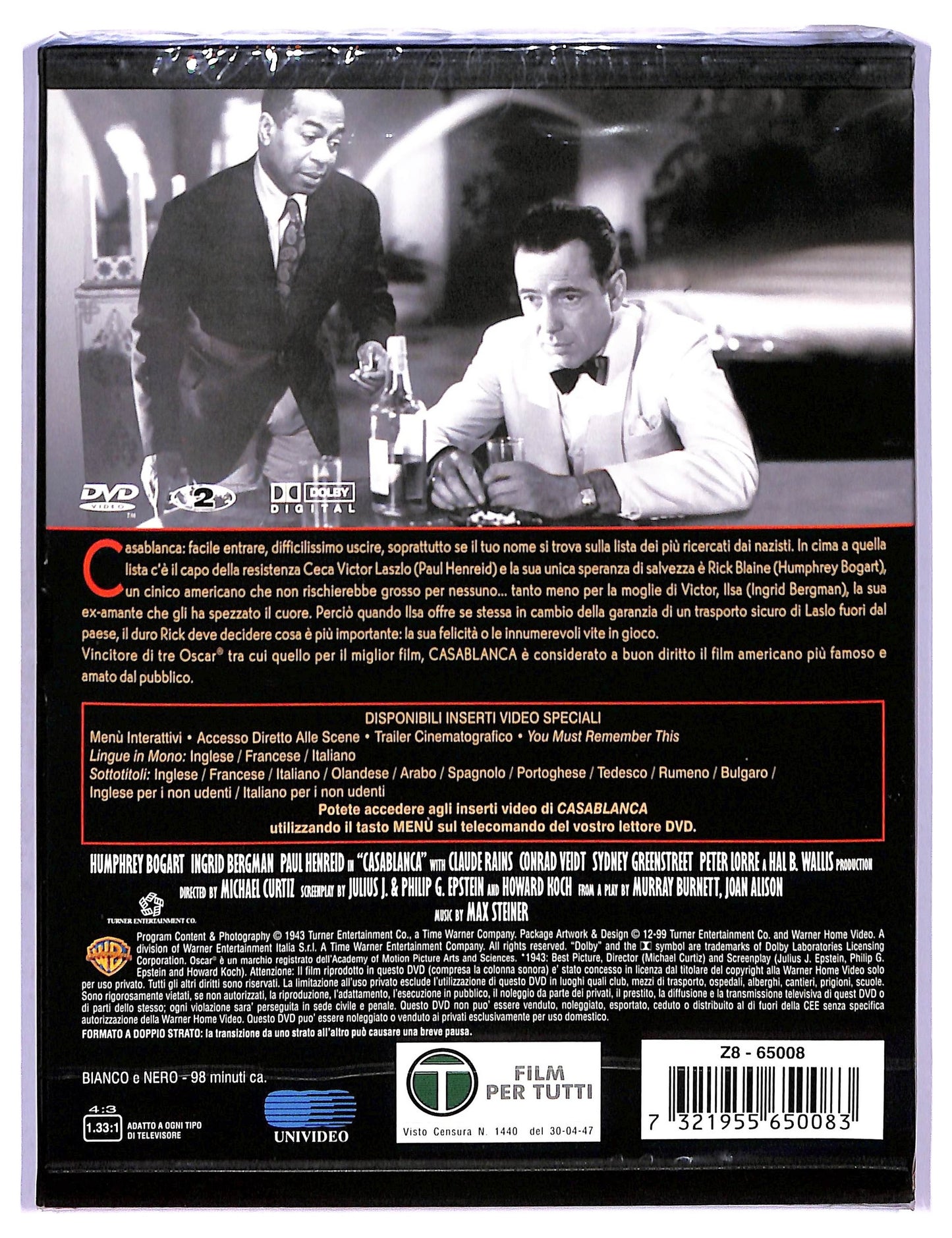 EBOND casablanca SNAPPER DVD DB659306