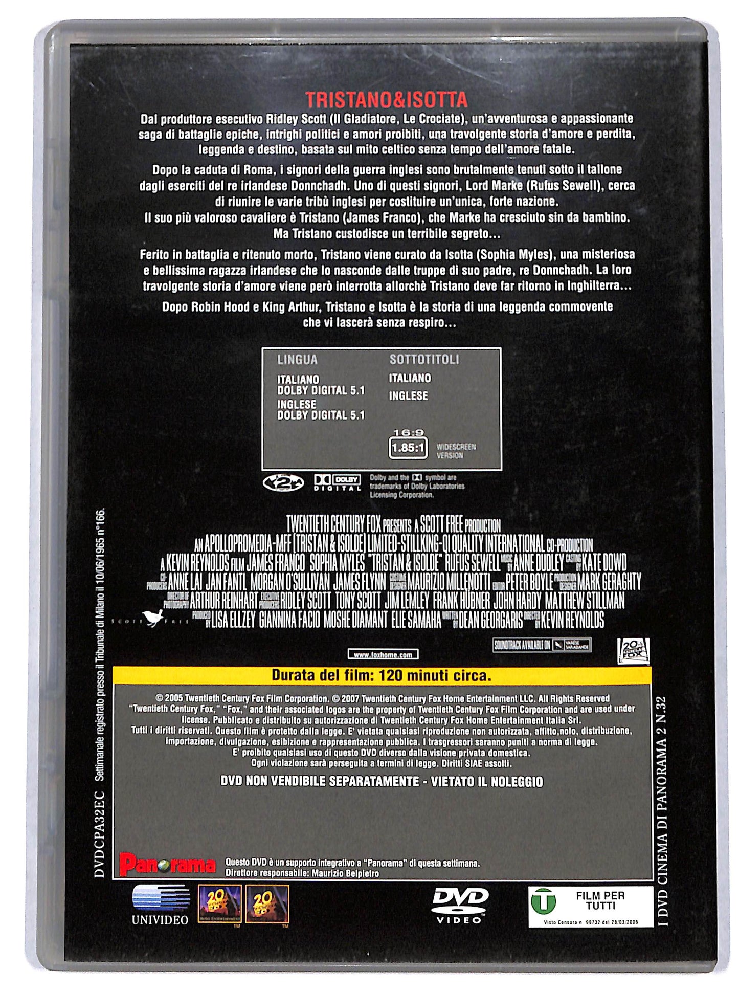 EBOND Tristano & Isotta EDITORIALE DVD DB659322