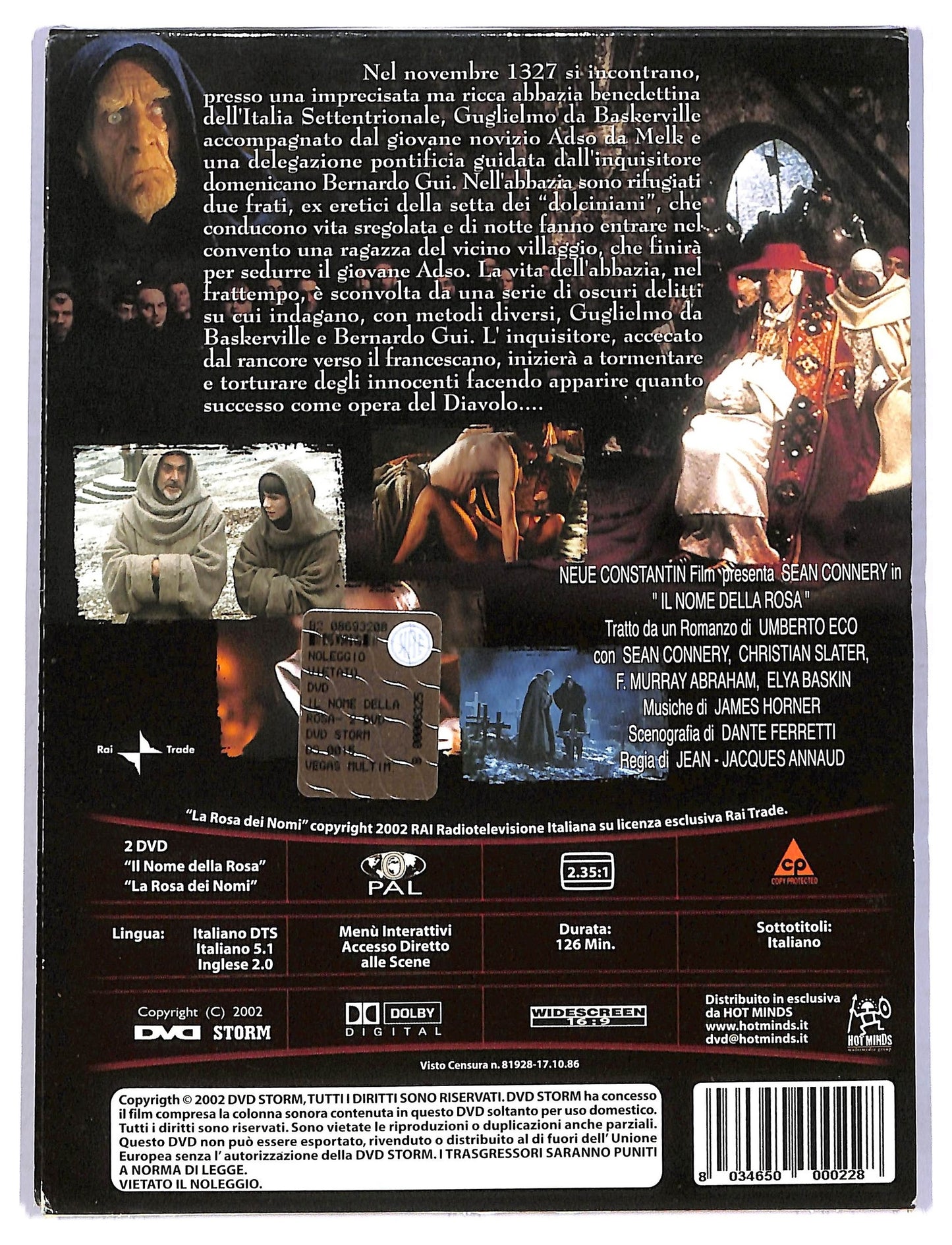 EBOND Il nome della rosa DVD DB659362