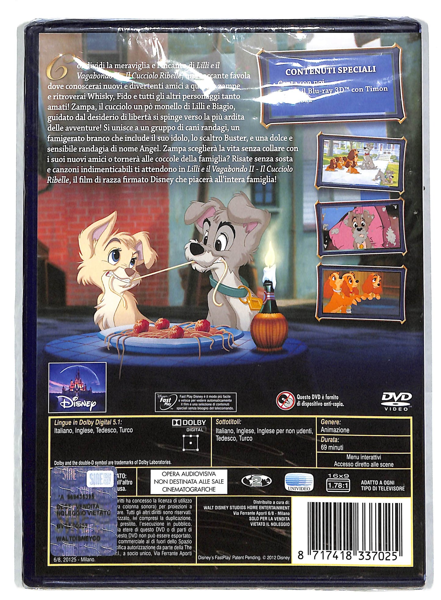 EBOND Lilli e il vagabondo II - Il cucciolo EDIZIONE SPECIALE DVD DB659901