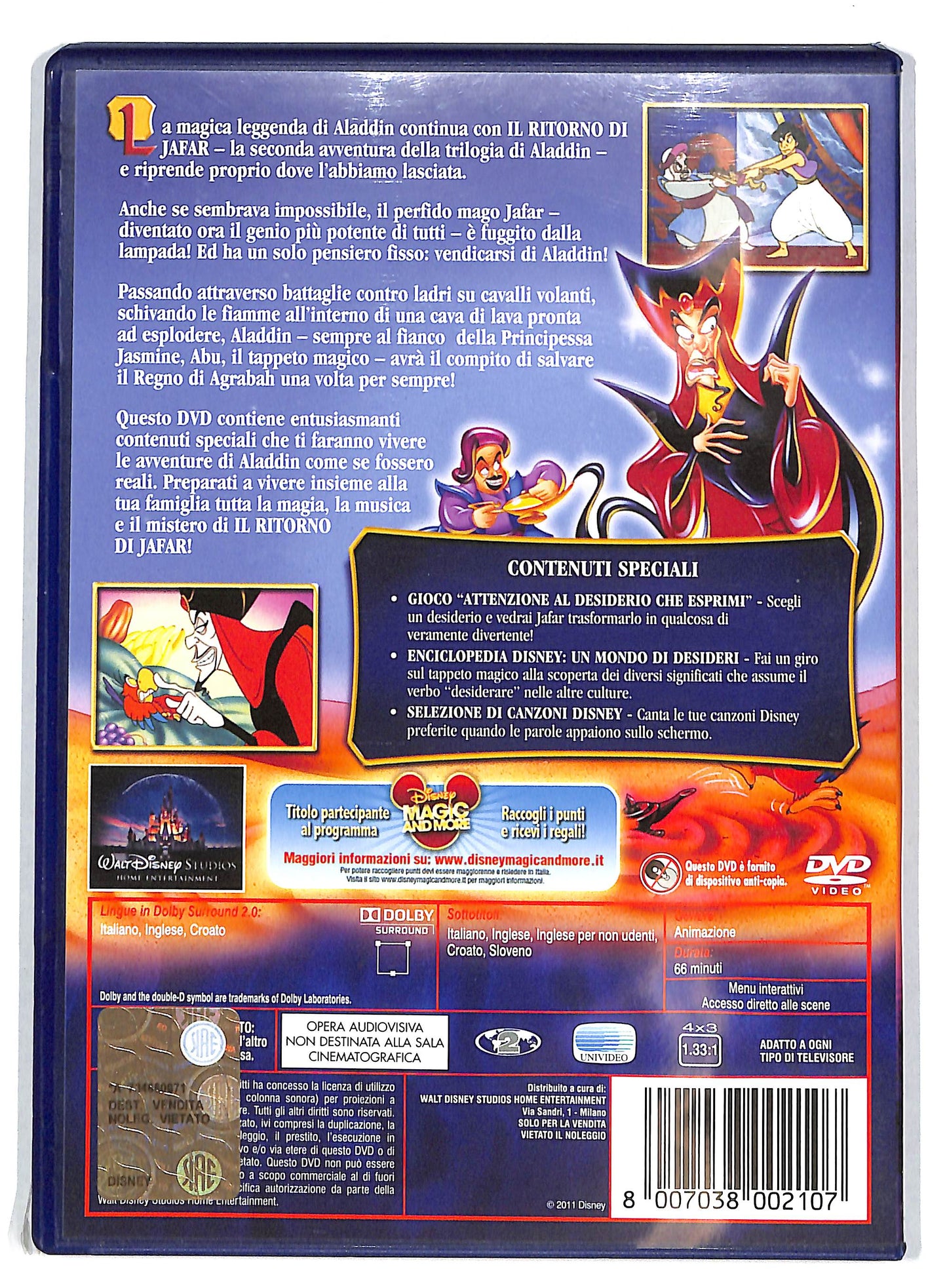 EBOND Il ritorno di Jafar DVD DB659904