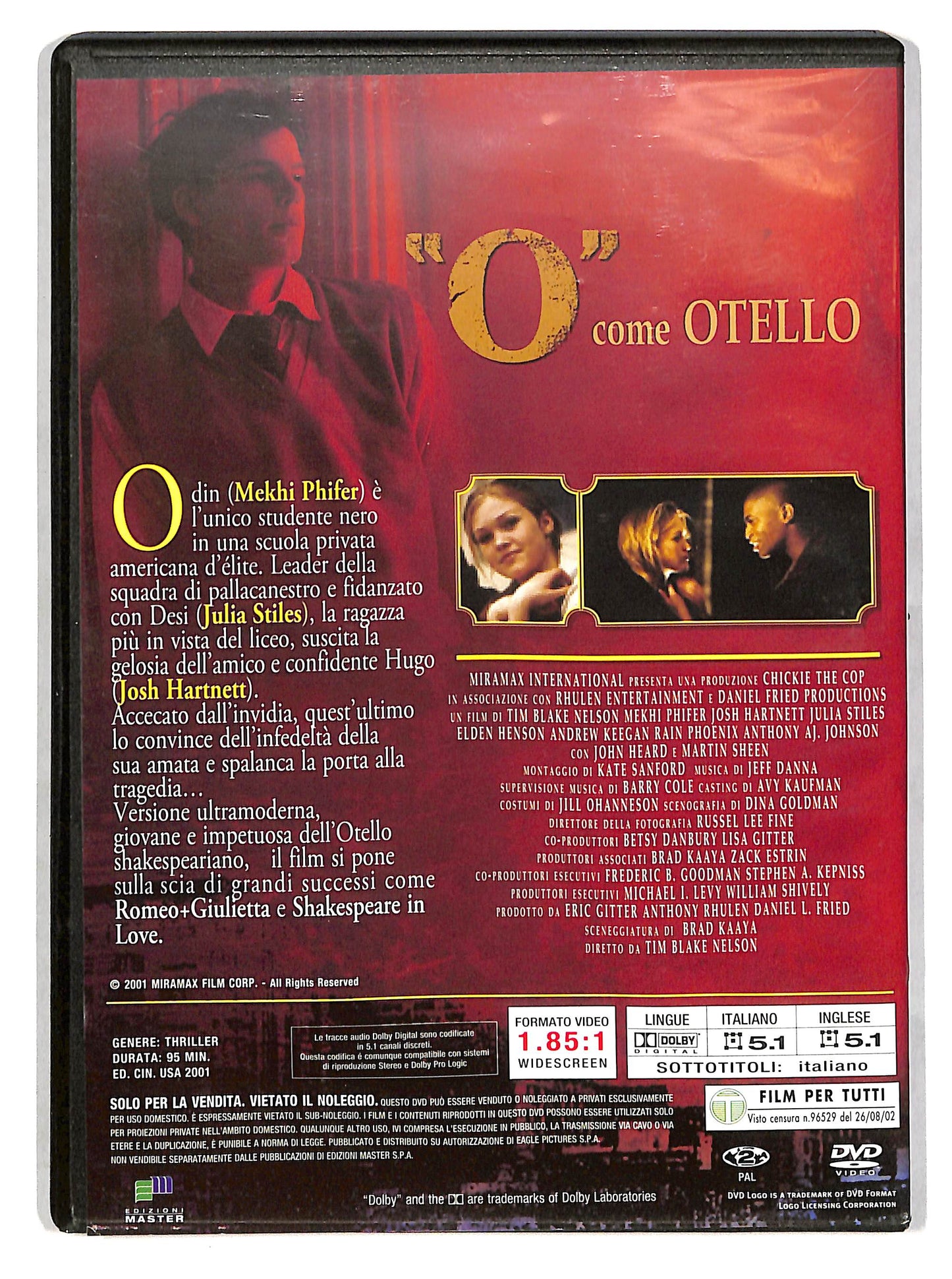 EBOND O come Otello EDITORIALE DVD DB660401