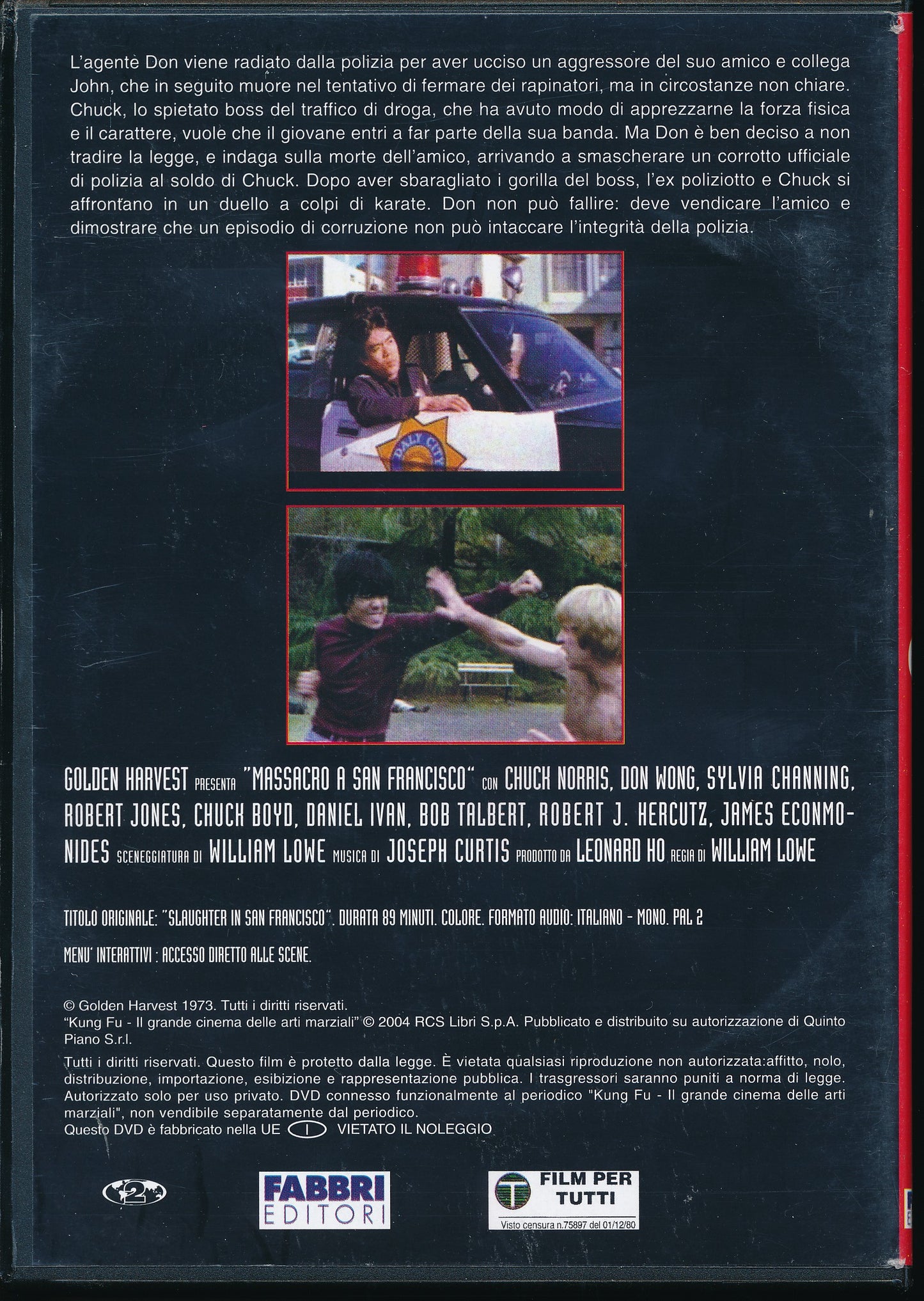 EBOND Massacro A San Francisco Kung Fu DVD DB660609