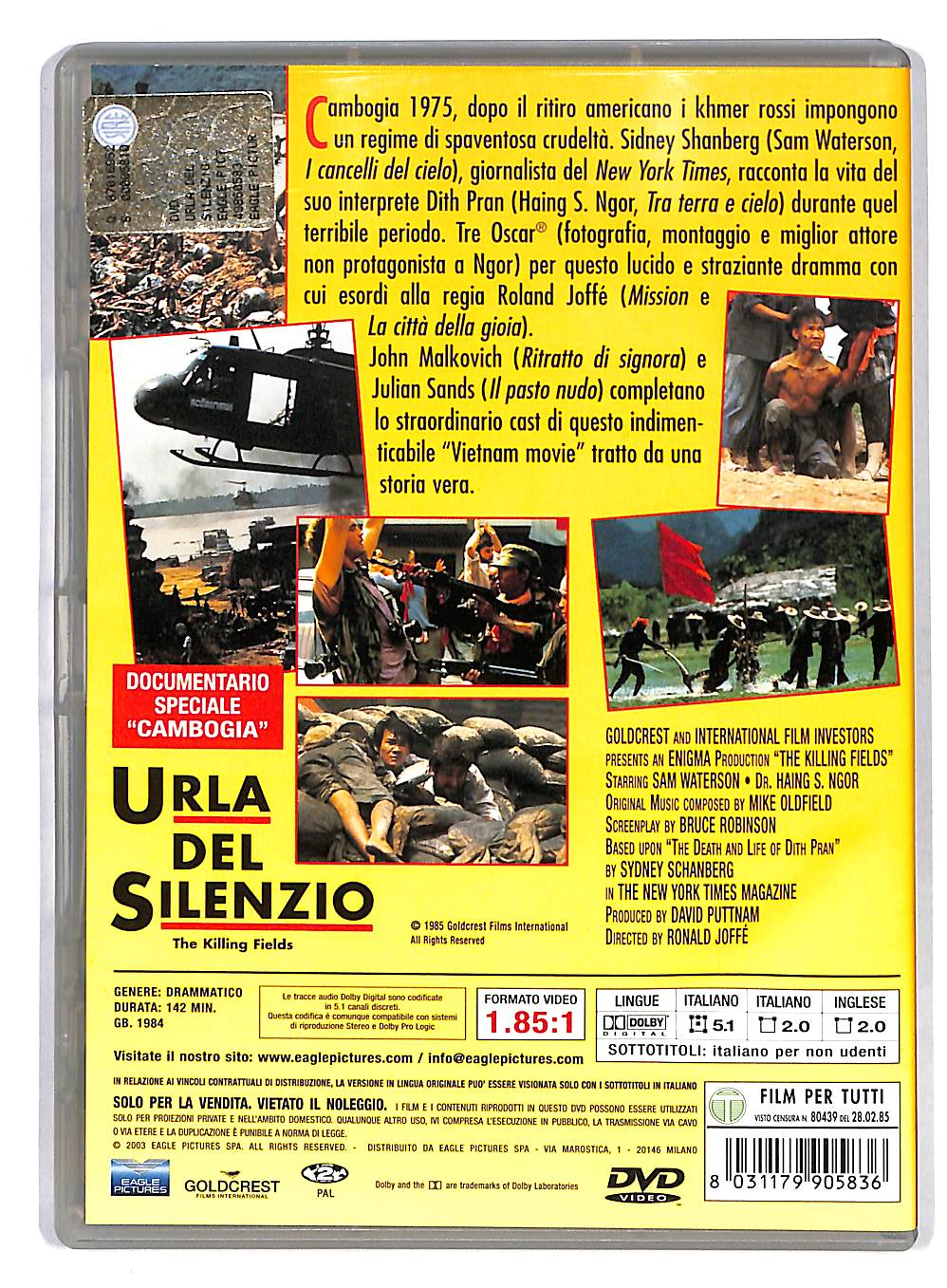 EBOND Urla del silenzio DVD DB660627