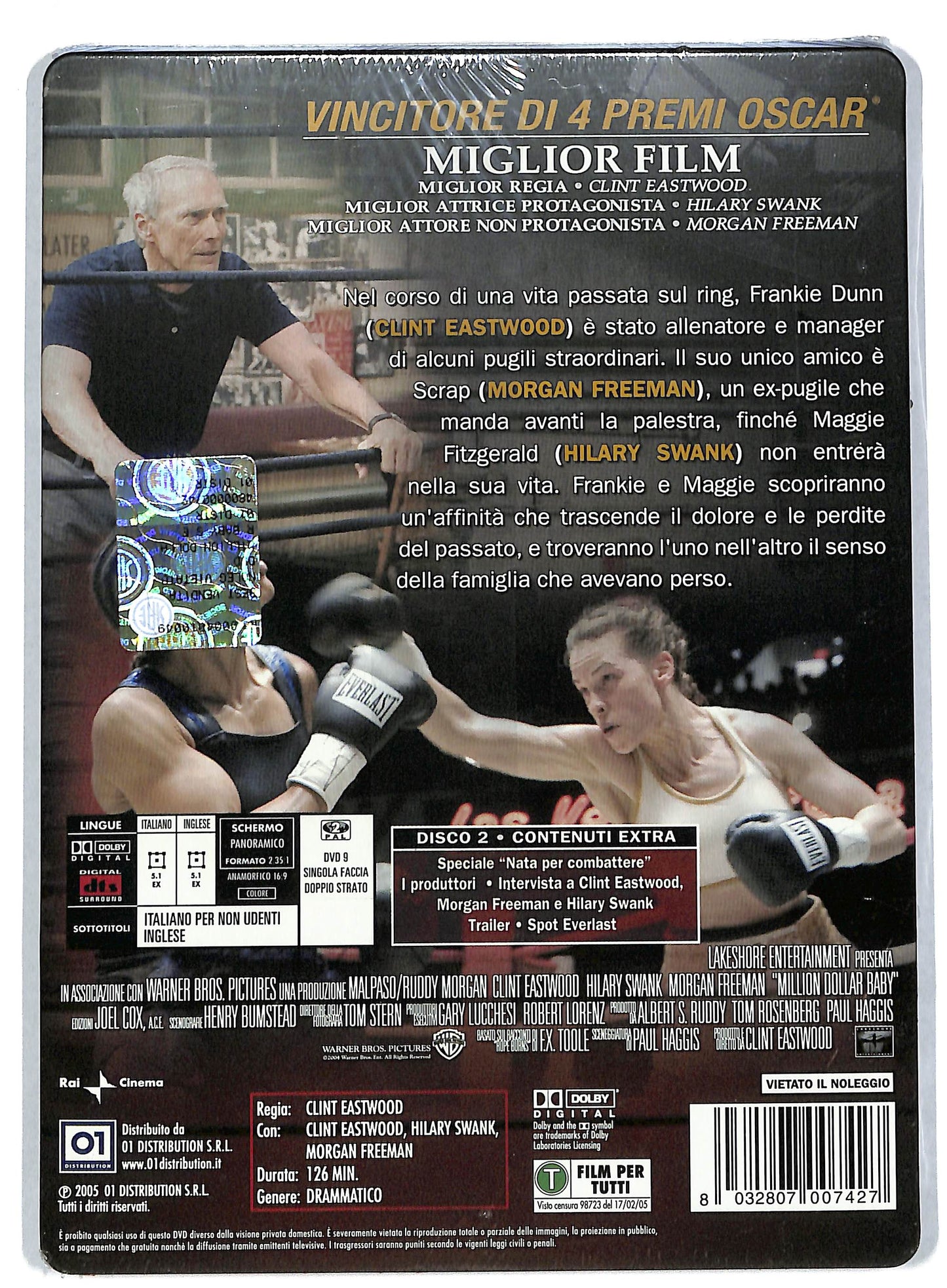 EBOND Million Dollar Baby STEELBOOK DVD DB660639