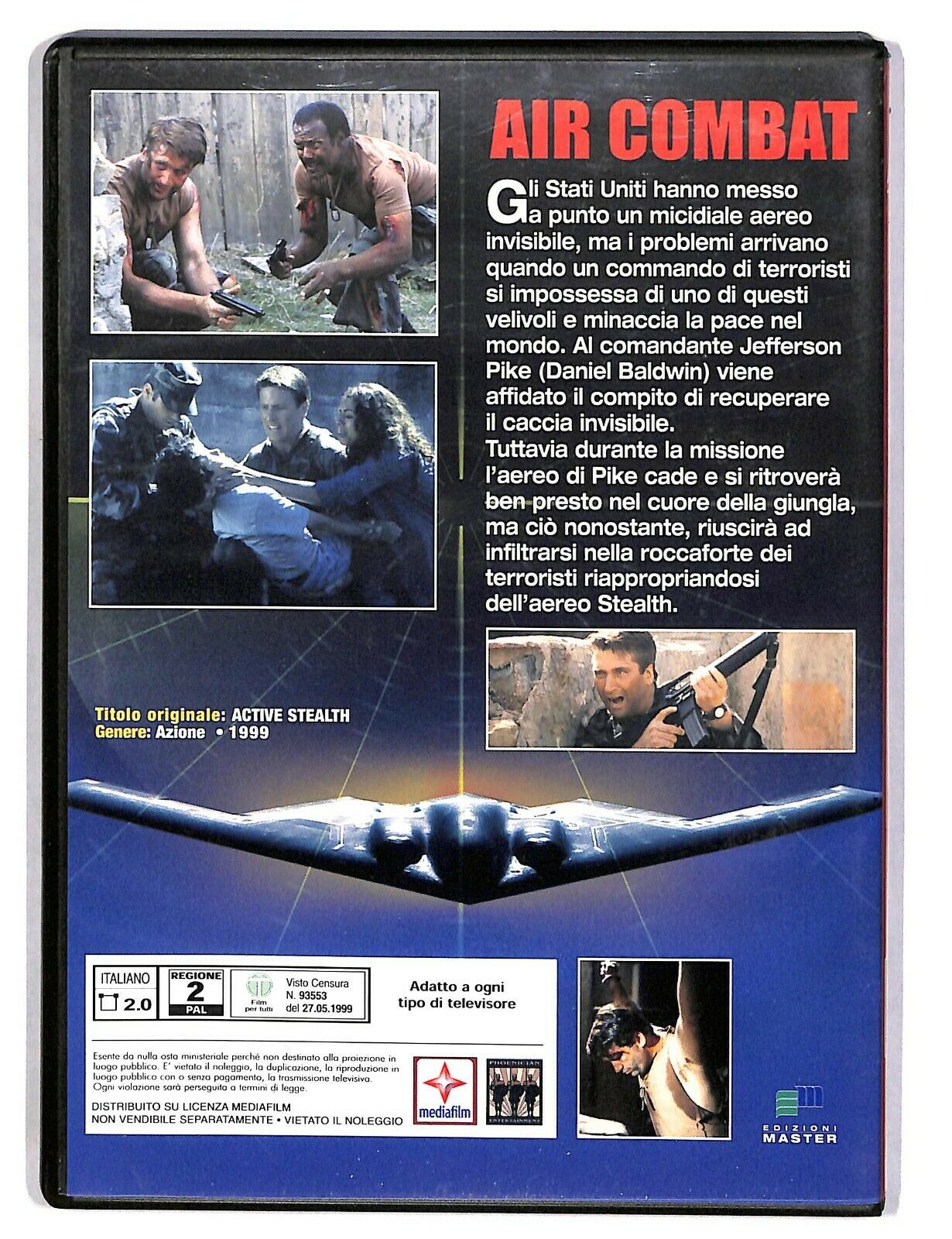 EBOND Air Combat. Active Stealth Con Daniel Baldwin Editoriale DVD DB660643