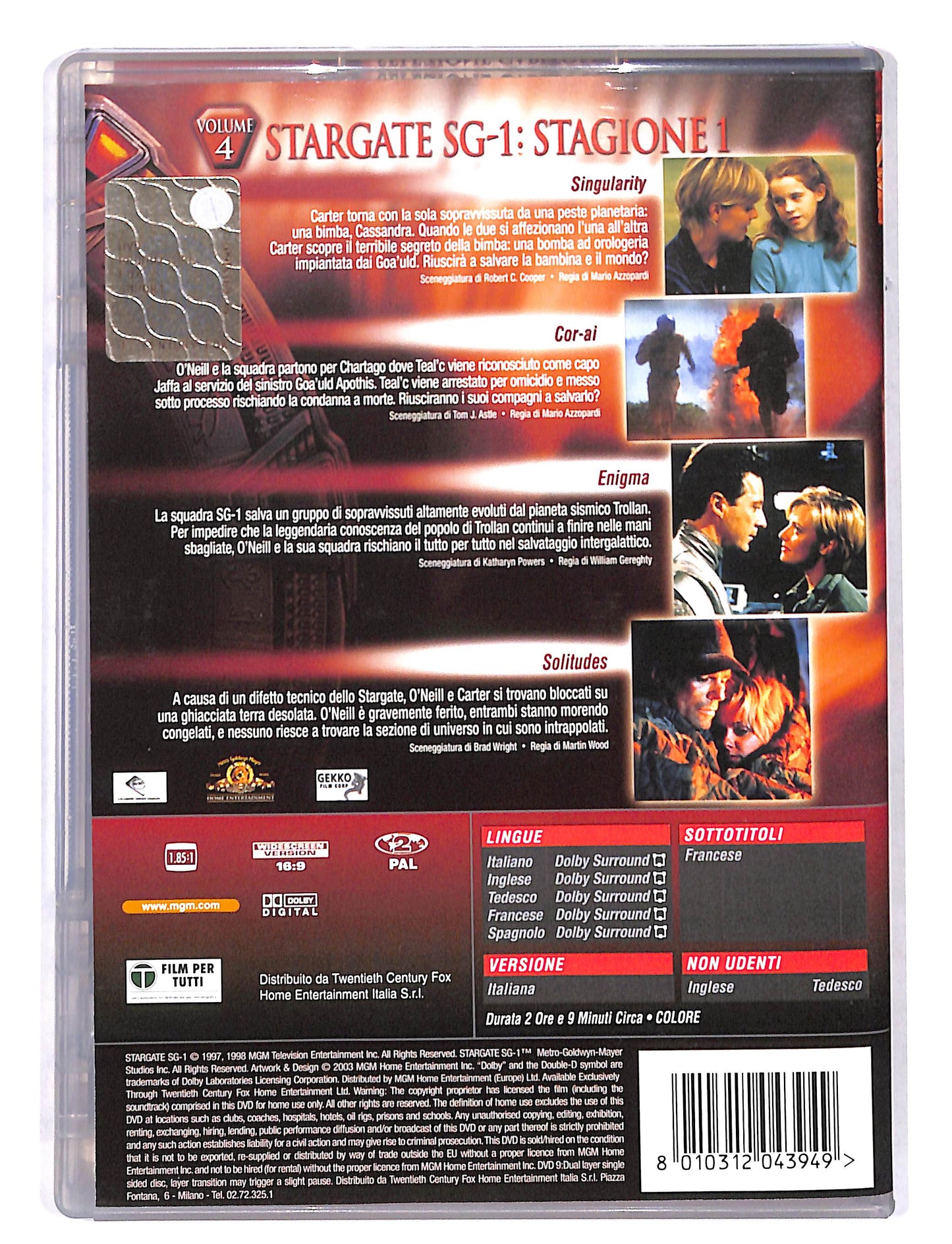 EBOND Stargate SG-1: stagione 1 - vol. 4 DVD DB662202