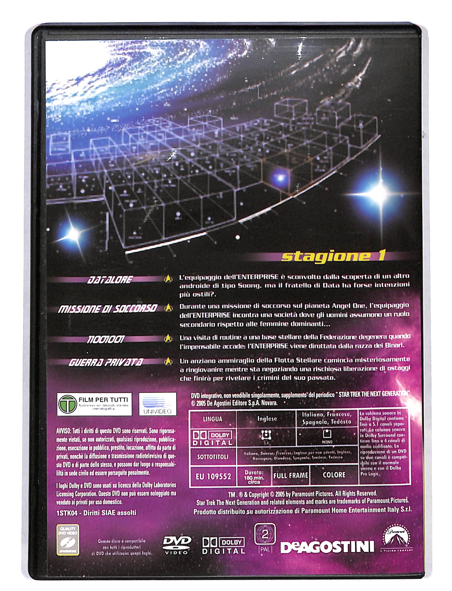 EBOND StarTrek the next Generation Stagione 1 vol.4 DVD DB662227