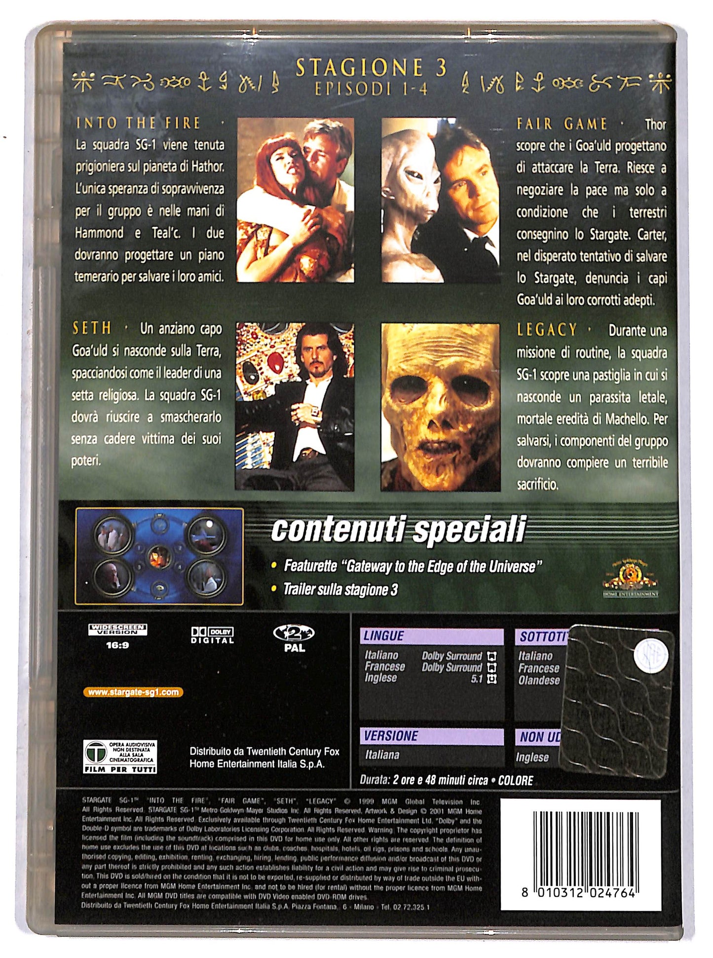 EBOND Stargate SG1 stagione 3 Vol 08 DVD DB662230