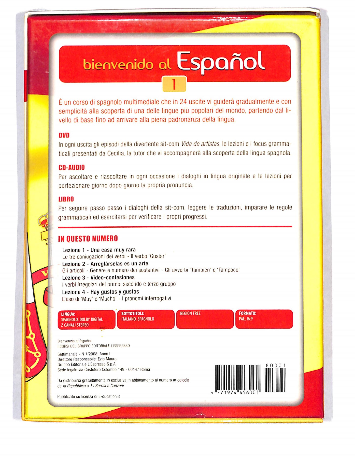 EBOND Bienvenido al Espagnol vol.1 DVD DB662235