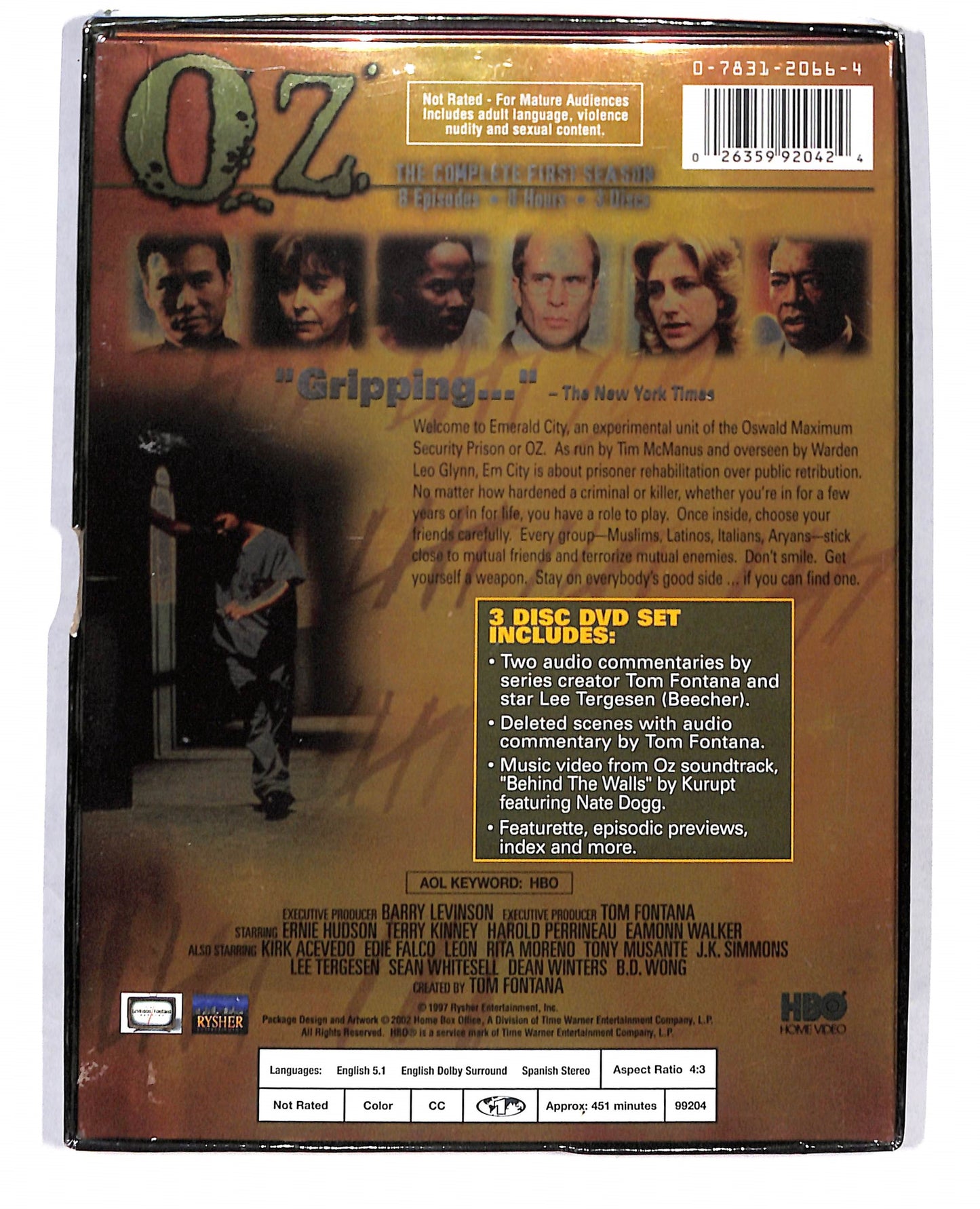 EBOND Oz: The Complete First Season Edizione: Stati Uniti DVD DB662236