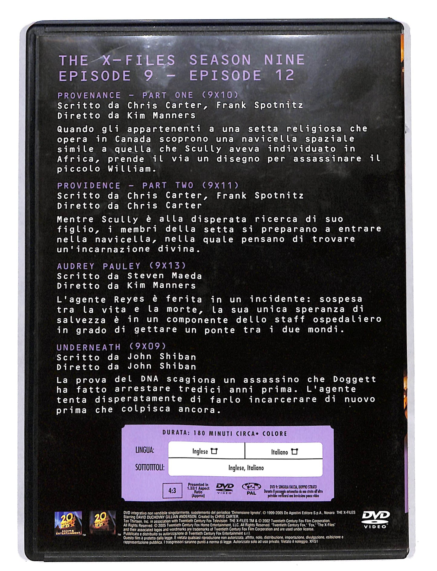 EBOND The X Files Seasone Nine vol 3 EDITORIALE DVD DB662243