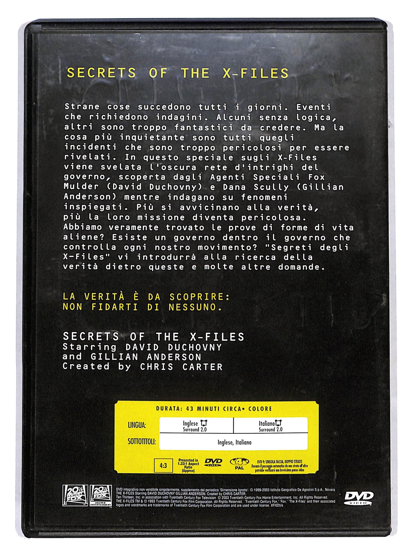 EBOND The X Files secret of the x-files DVD DB662246