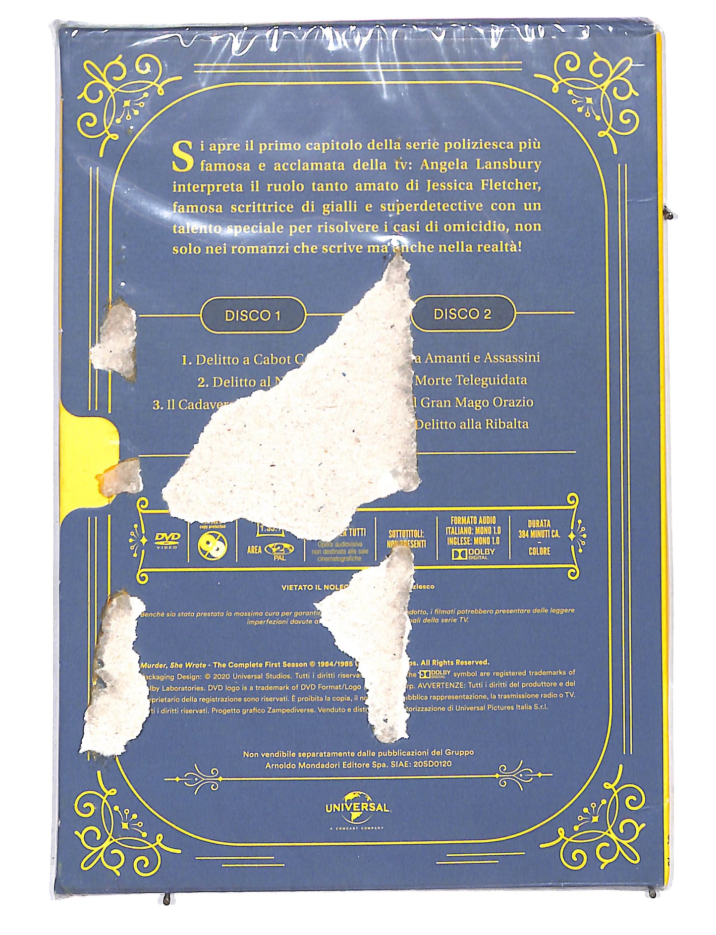 EBOND La Signora in giallo Stagione 1 disco 1-2 EDITORIALE DVD DB662250