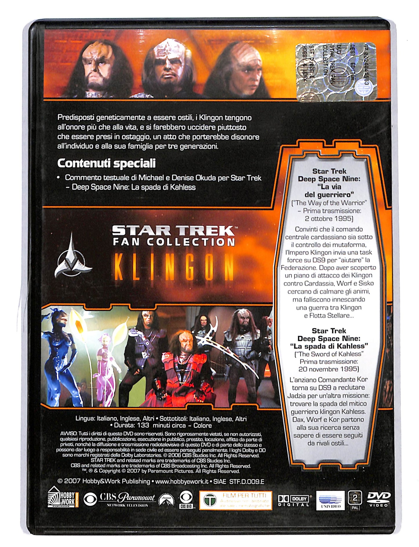 EBOND Star Trek fan collection Klingon vol.3 EDITORIALE DVD DB662710