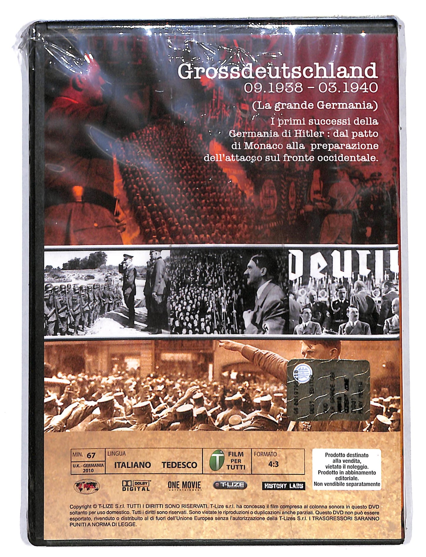 EBOND Combat Zone La Grande Germania 1939-1945 vol.1 EDITORIALE DVD DB662739