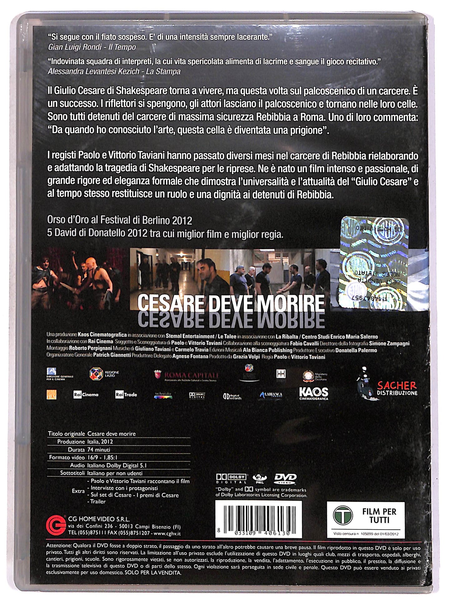 EBOND Cesare deve morire DVD DB662964