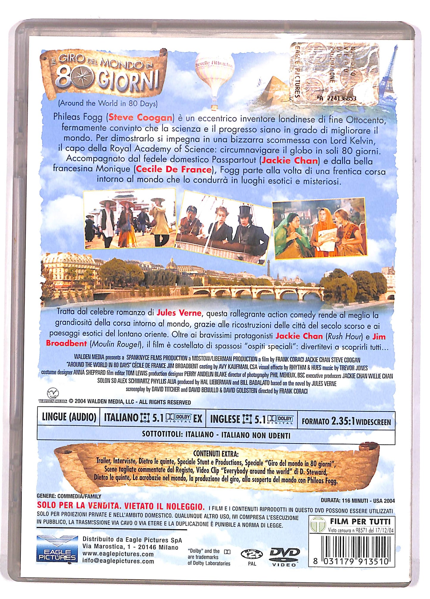 EBOND Il Giro Del Mondo In 80 Giorni DVD DB663208