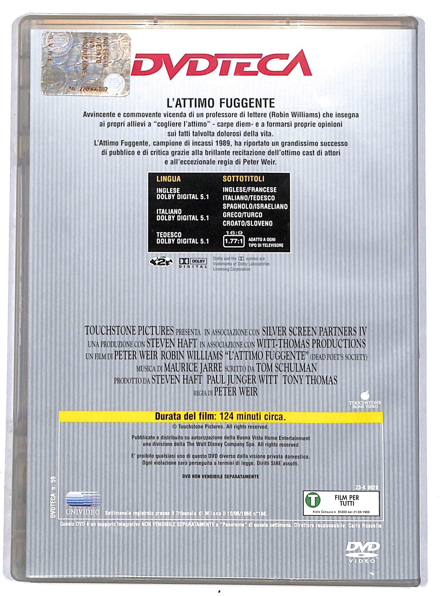 EBOND L'attimo fuggente EDITORIALE DVD DB663215