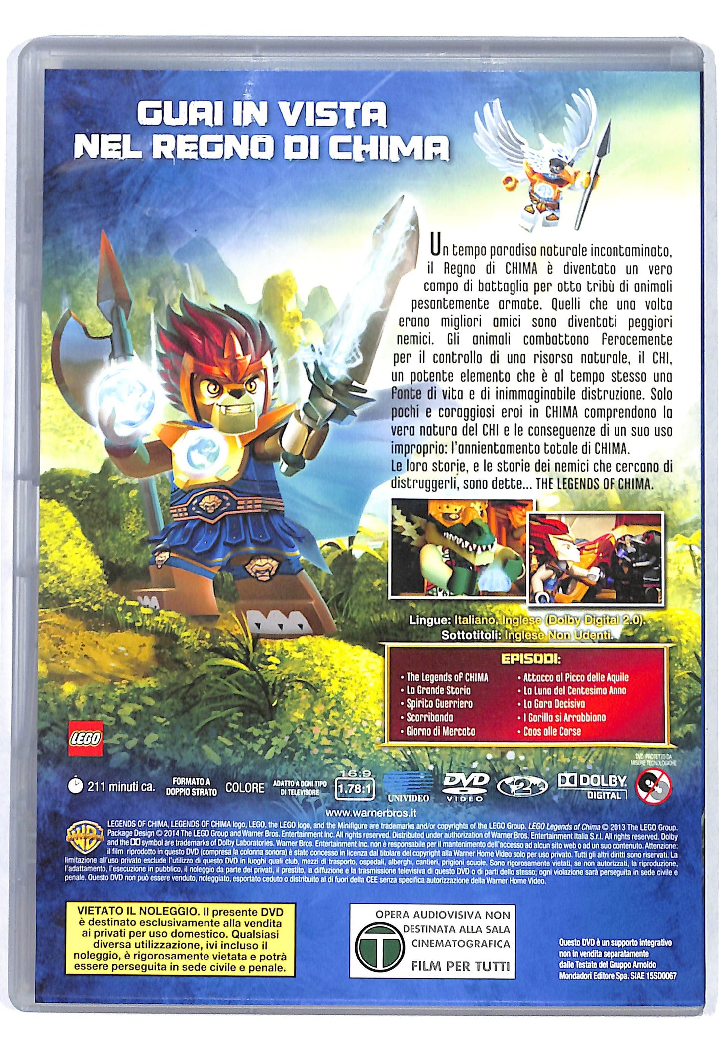 EBOND LEGO Legends of Chima Il Leone, il Coccodrillo vol1 DVD DB663222